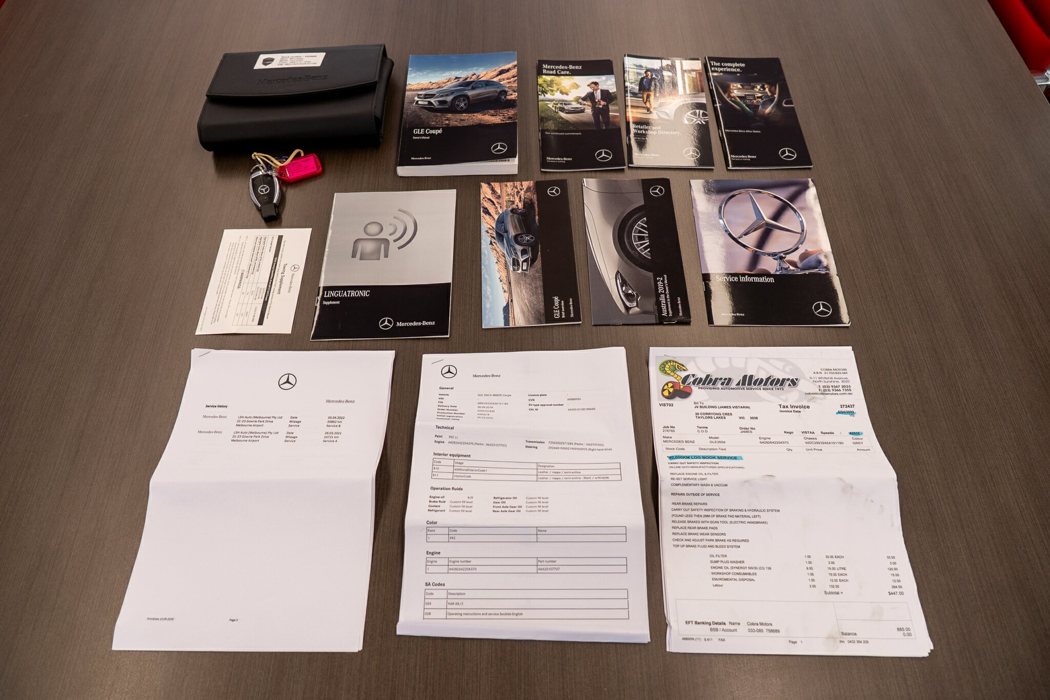 2019 MERCEDES-BENZ GLE 292 MY18 350 d 4MATIC 9 SP AUTOMATIC 4D COUPE