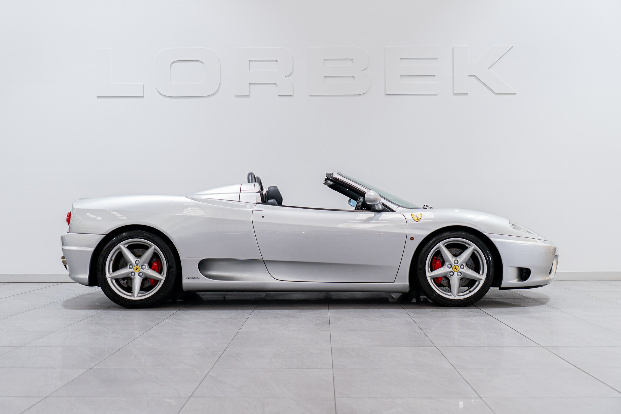 2001 FERRARI 360 SPIDER 6 SP AUTOMATIC 2D CONVERTIBLE
