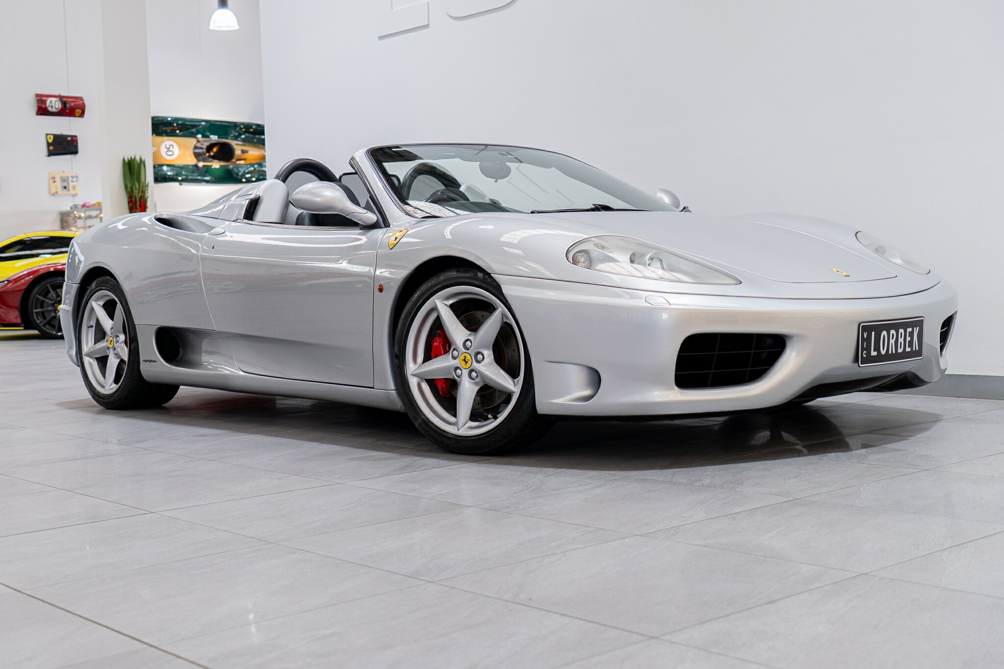 2001 FERRARI 360 SPIDER 6 SP AUTOMATIC 2D CONVERTIBLE