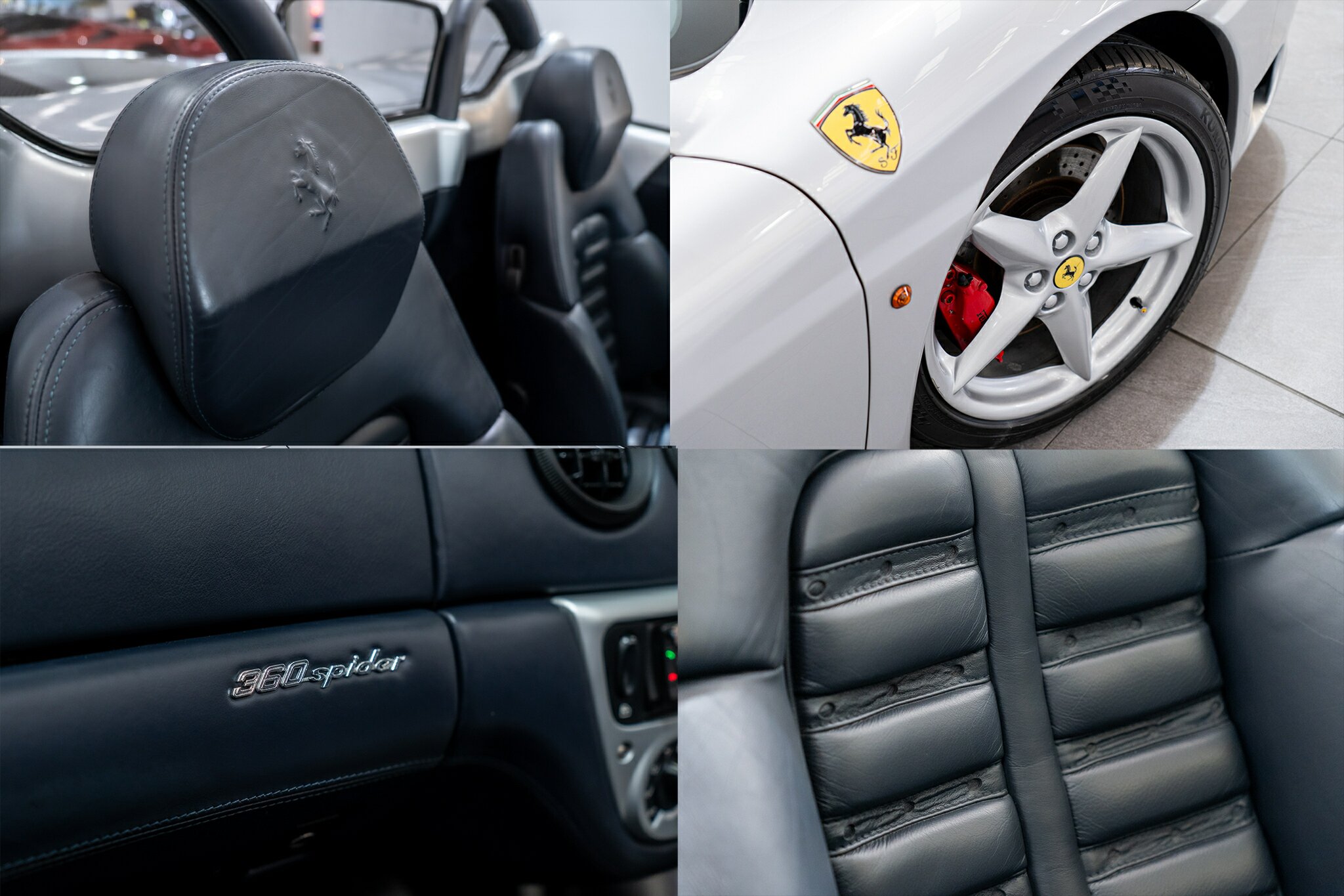 2001 FERRARI 360 SPIDER 6 SP AUTOMATIC 2D CONVERTIBLE