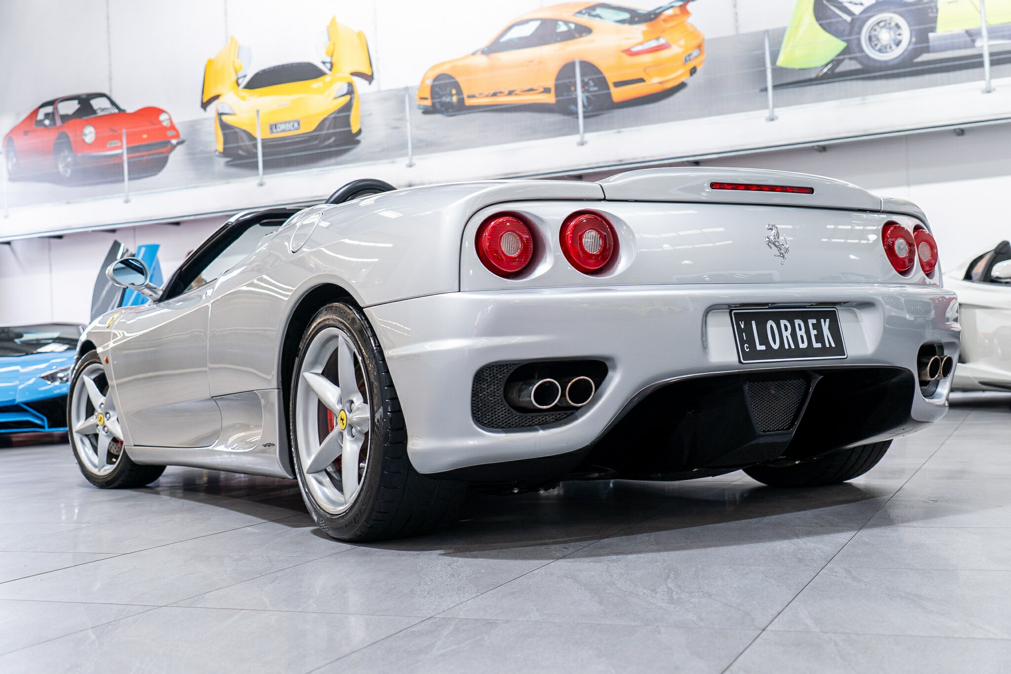 2001 FERRARI 360 SPIDER 6 SP AUTOMATIC 2D CONVERTIBLE