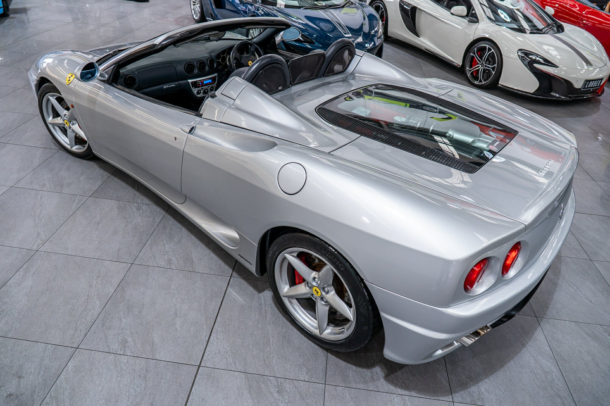2001 FERRARI 360 SPIDER 6 SP AUTOMATIC 2D CONVERTIBLE