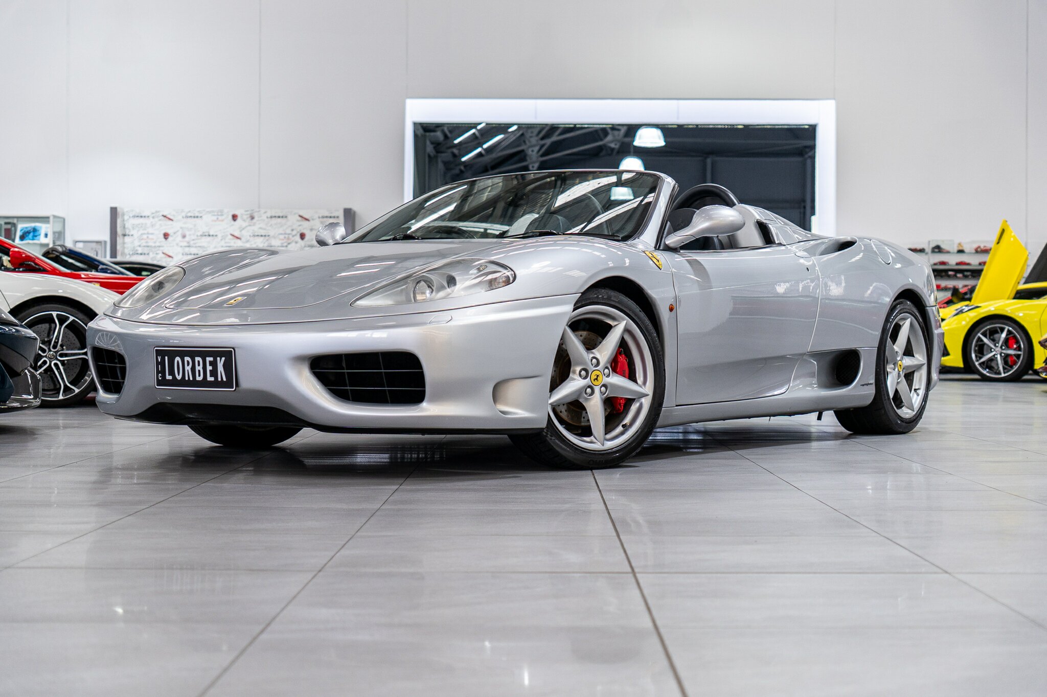 2001 FERRARI 360 SPIDER 6 SP AUTOMATIC 2D CONVERTIBLE