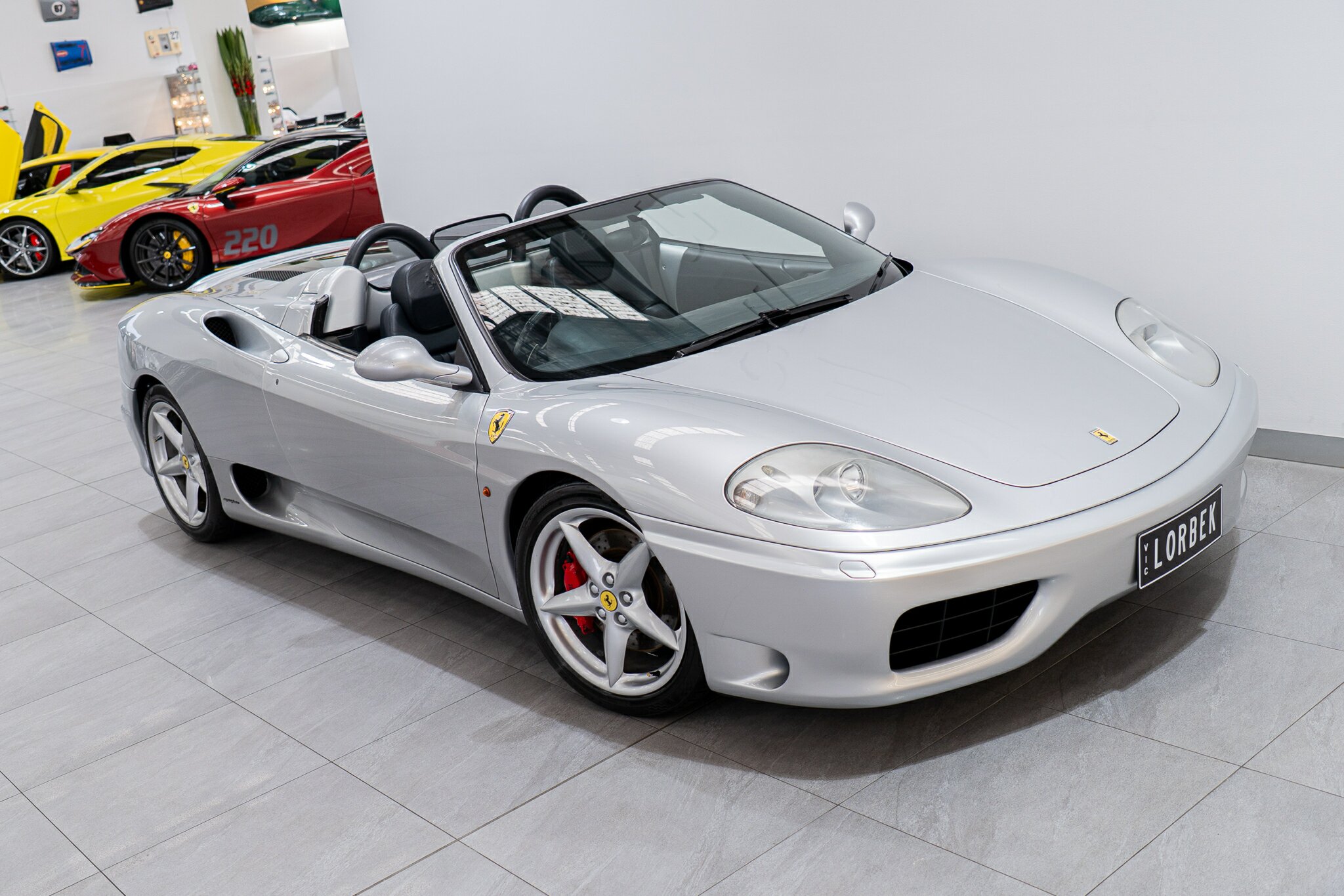 2001 FERRARI 360 SPIDER 6 SP AUTOMATIC 2D CONVERTIBLE