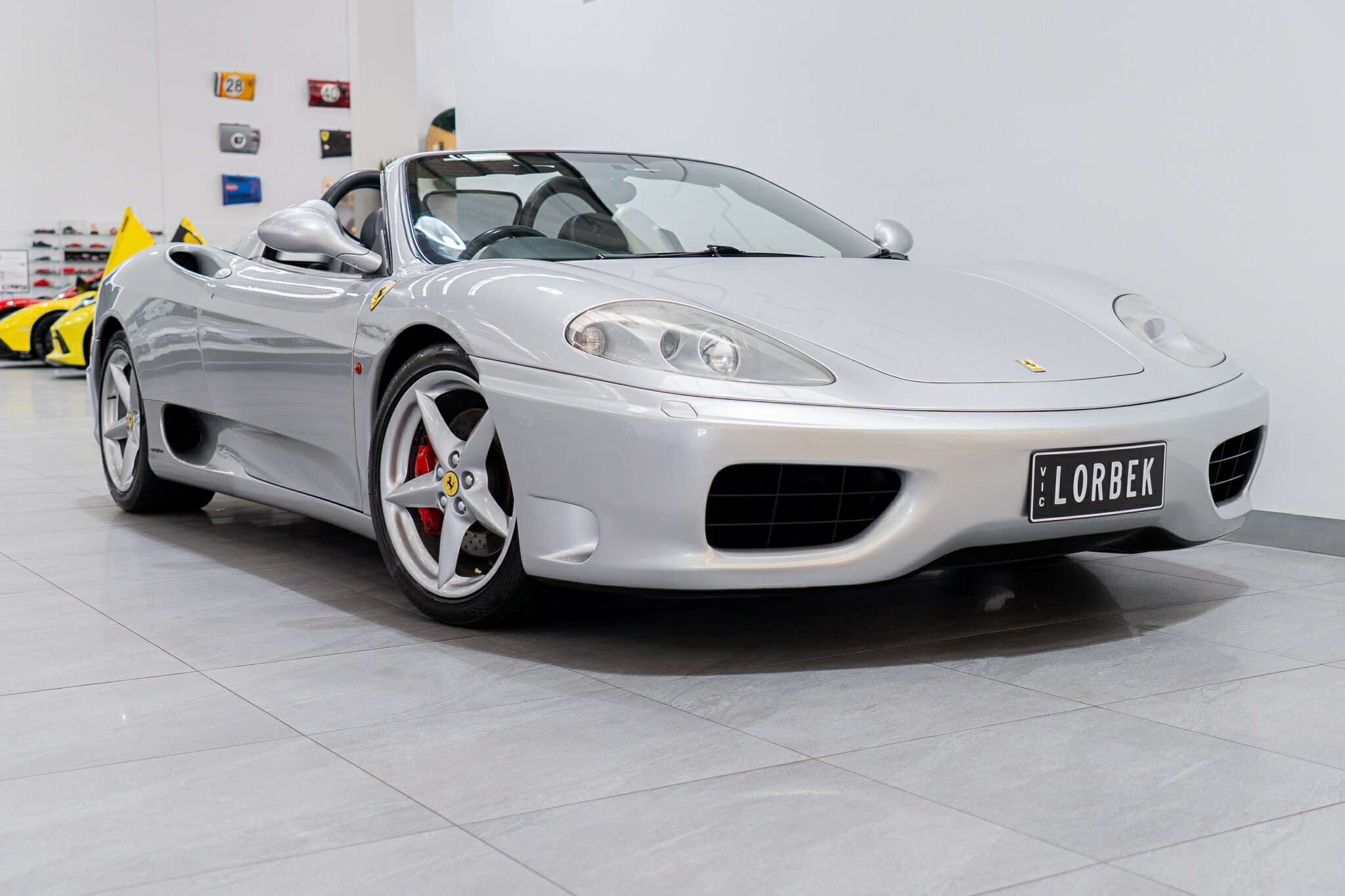 2001 FERRARI 360 SPIDER 6 SP AUTOMATIC 2D CONVERTIBLE