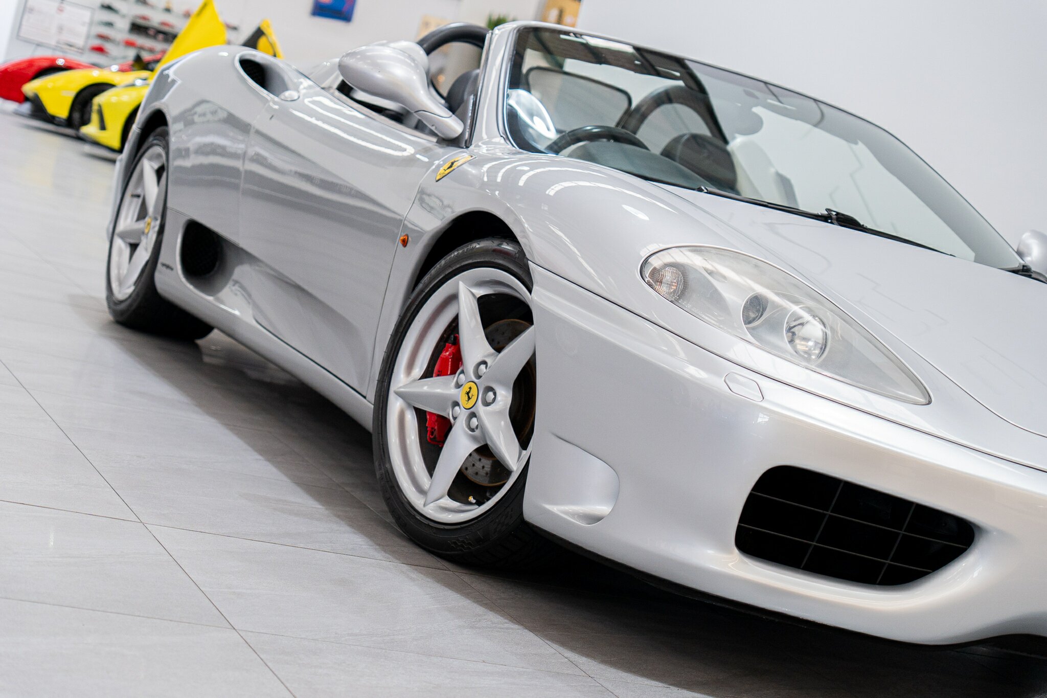 2001 FERRARI 360 SPIDER 6 SP AUTOMATIC 2D CONVERTIBLE