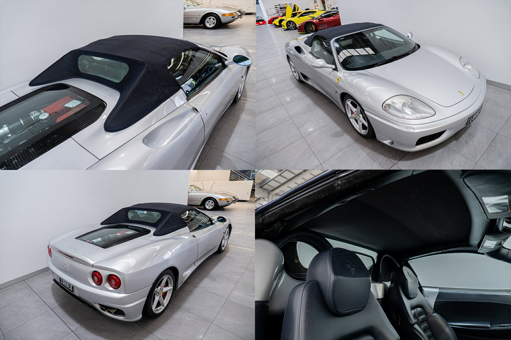 2001 FERRARI 360 SPIDER 6 SP AUTOMATIC 2D CONVERTIBLE
