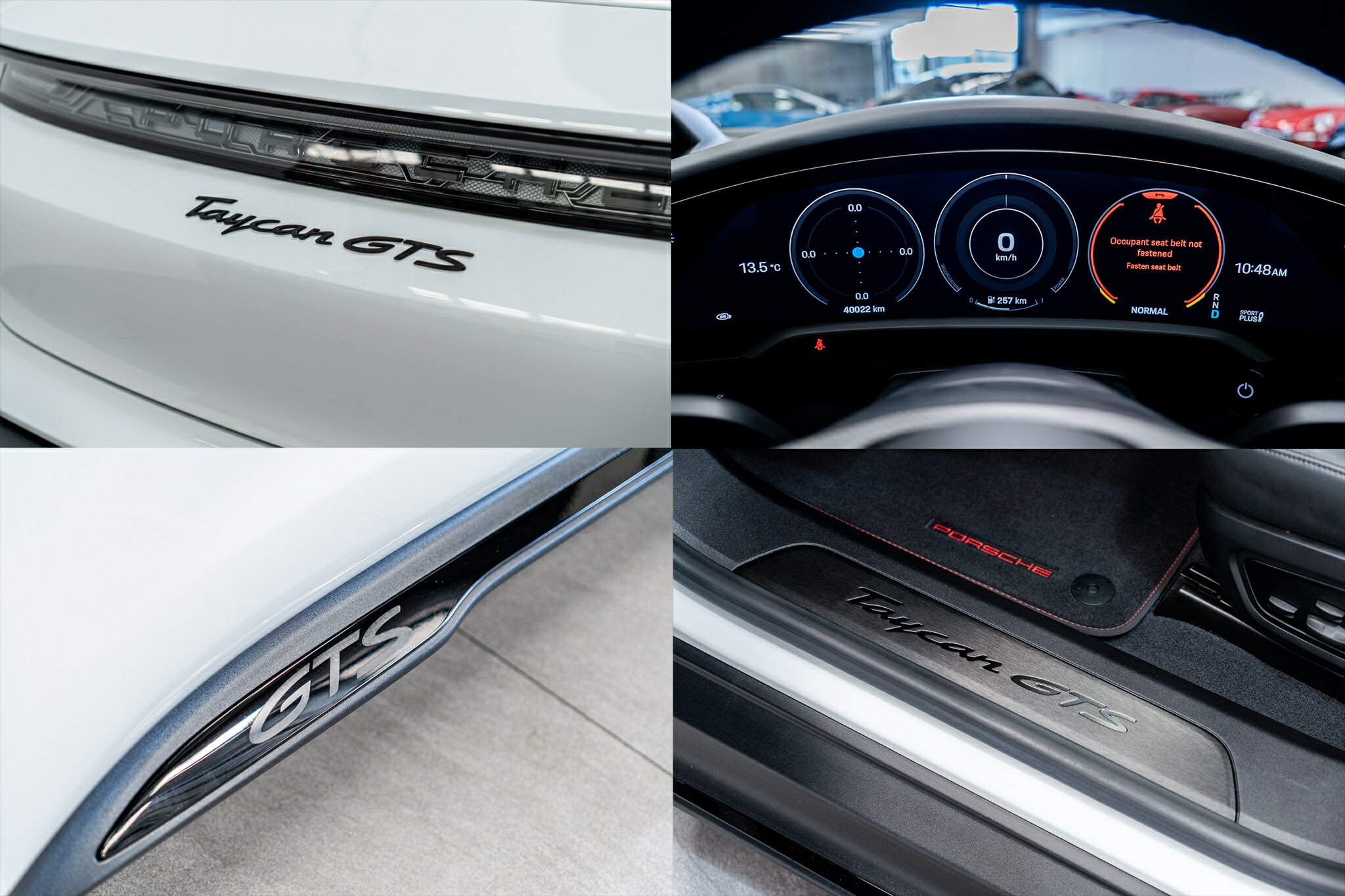2022 PORSCHE TAYCAN Y1A MY22 GTS 1 FRONT AND 2 REAR AUTO 4D COUPE
