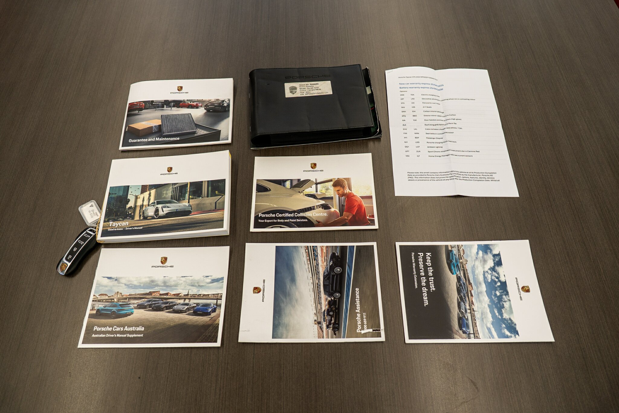 2022 PORSCHE TAYCAN Y1A MY22 GTS 1 FRONT AND 2 REAR AUTO 4D COUPE