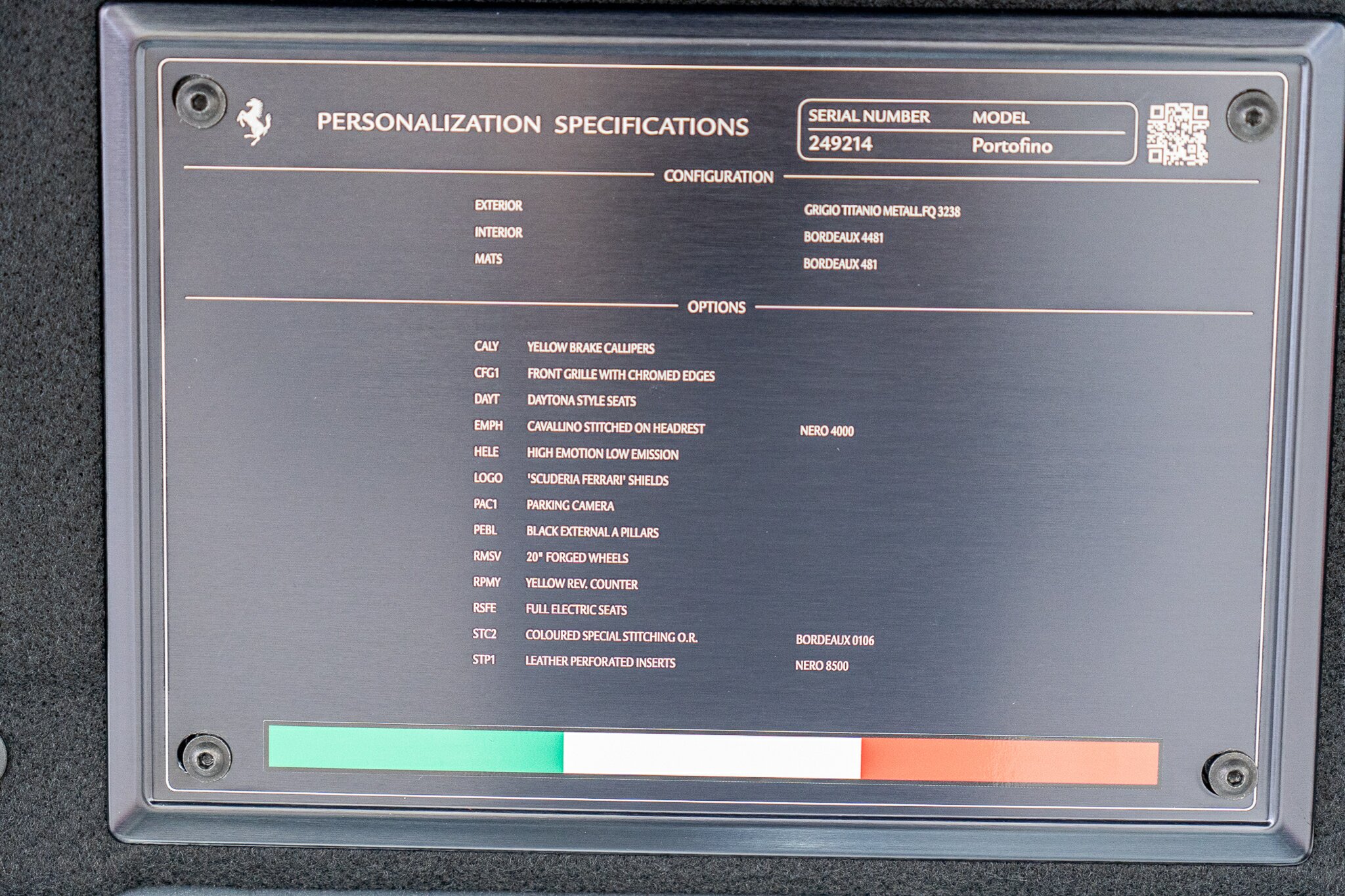 2019 FERRARI PORTOFINO 7 SP AUTO DUAL CLH SPORTS 2D CONVERTIBLE