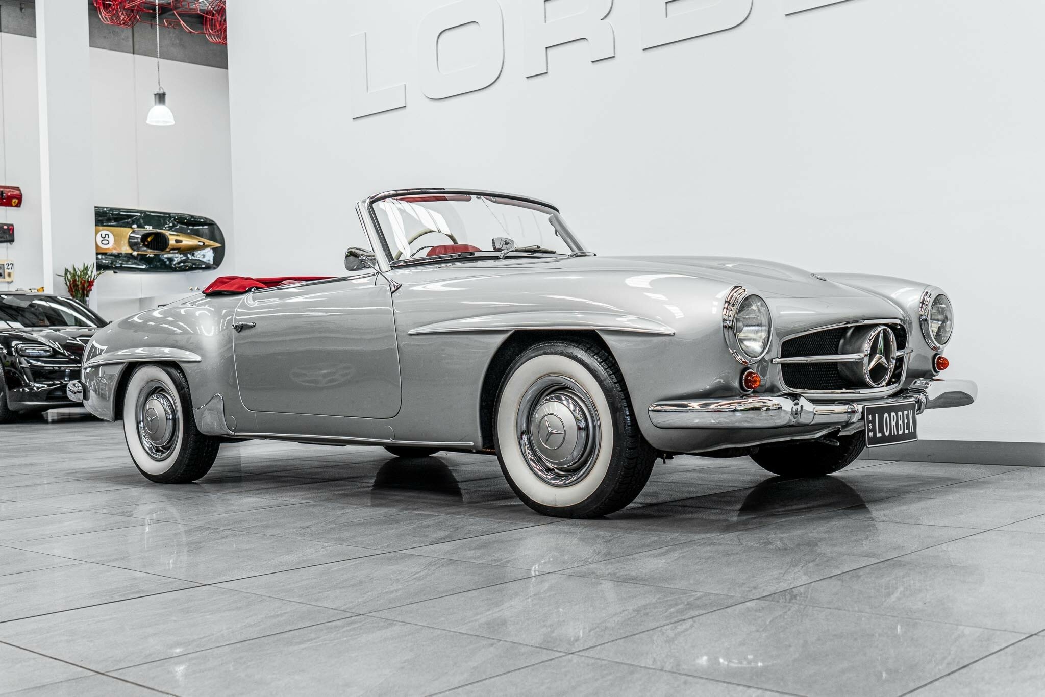 1962 MERCEDES-BENZ 190 121 SL 4 SP MANUAL 2D ROADSTER