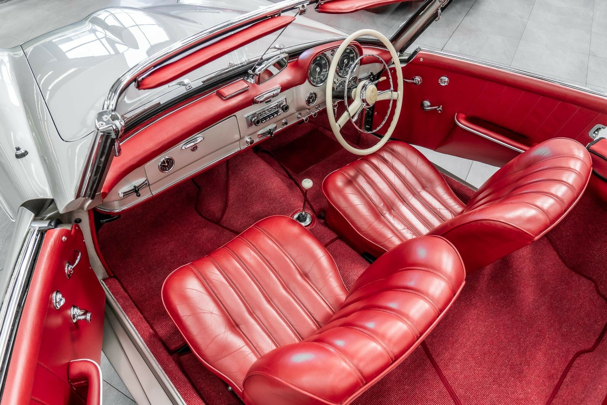 1962 MERCEDES-BENZ 190 121 SL 4 SP MANUAL 2D ROADSTER