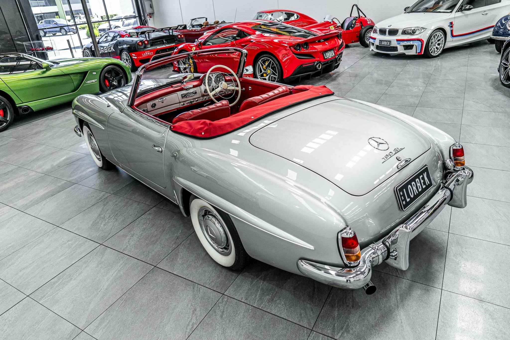 1962 MERCEDES-BENZ 190 121 SL 4 SP MANUAL 2D ROADSTER