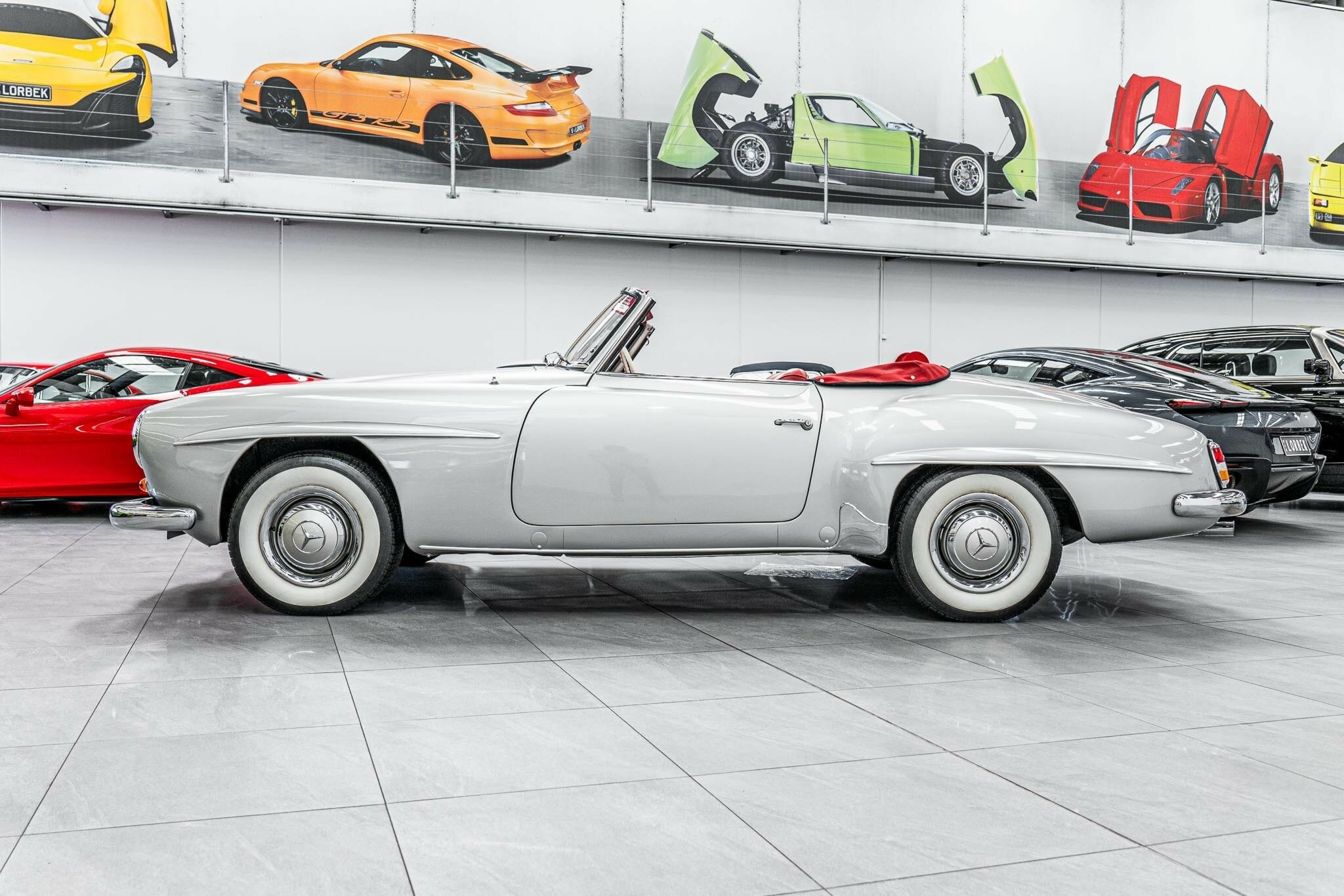1962 MERCEDES-BENZ 190 121 SL 4 SP MANUAL 2D ROADSTER