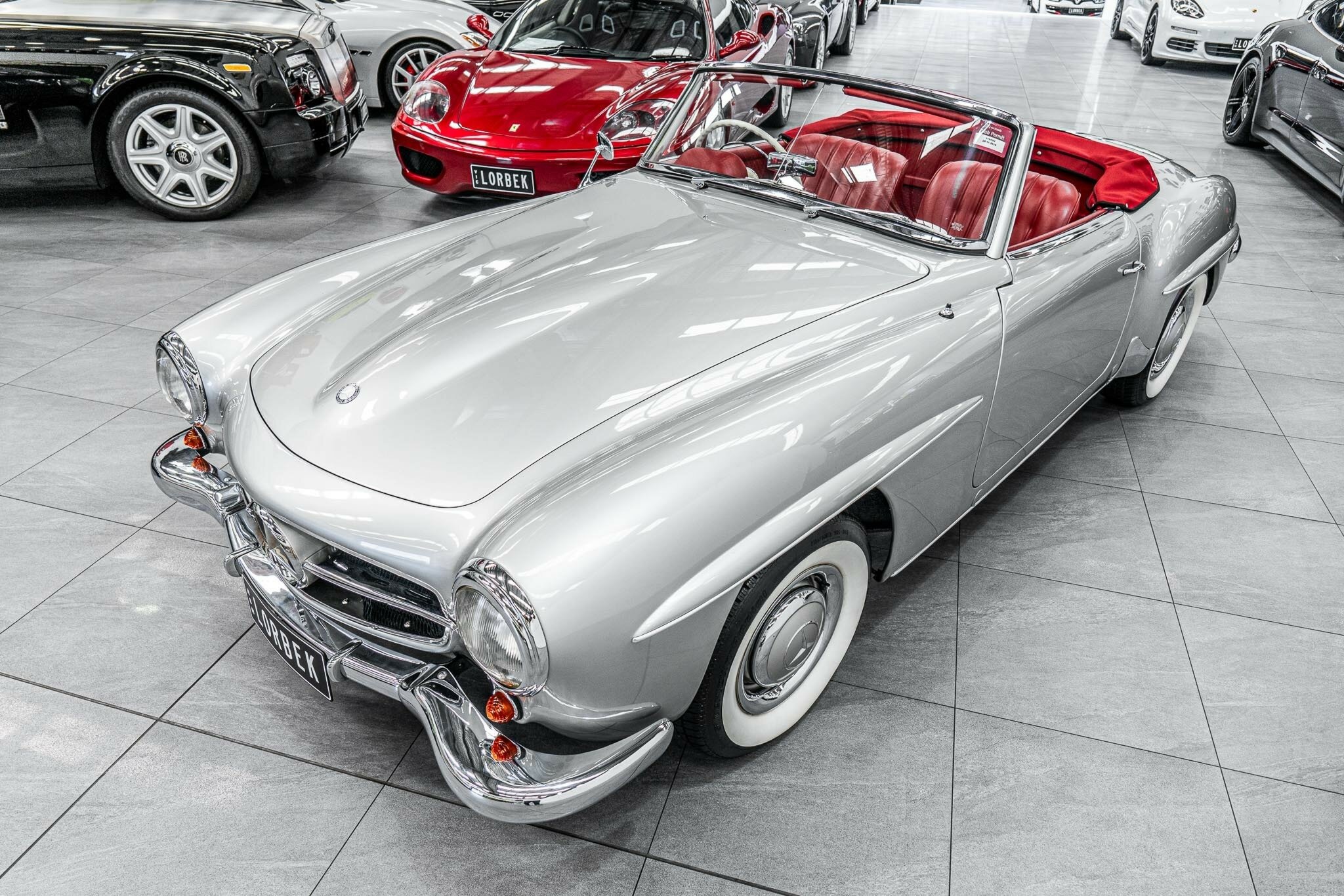 1962 MERCEDES-BENZ 190 121 SL 4 SP MANUAL 2D ROADSTER