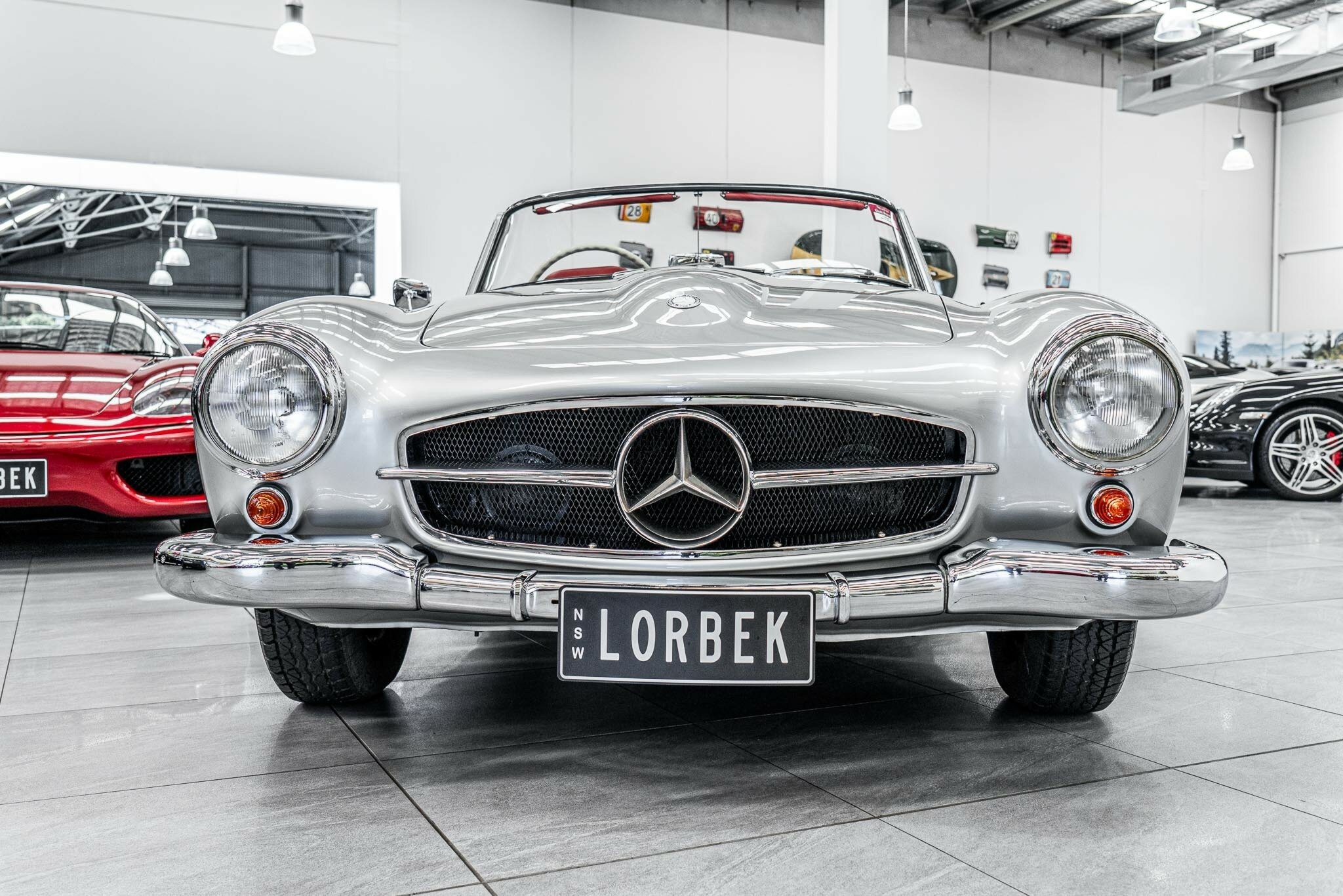 1962 MERCEDES-BENZ 190 121 SL 4 SP MANUAL 2D ROADSTER
