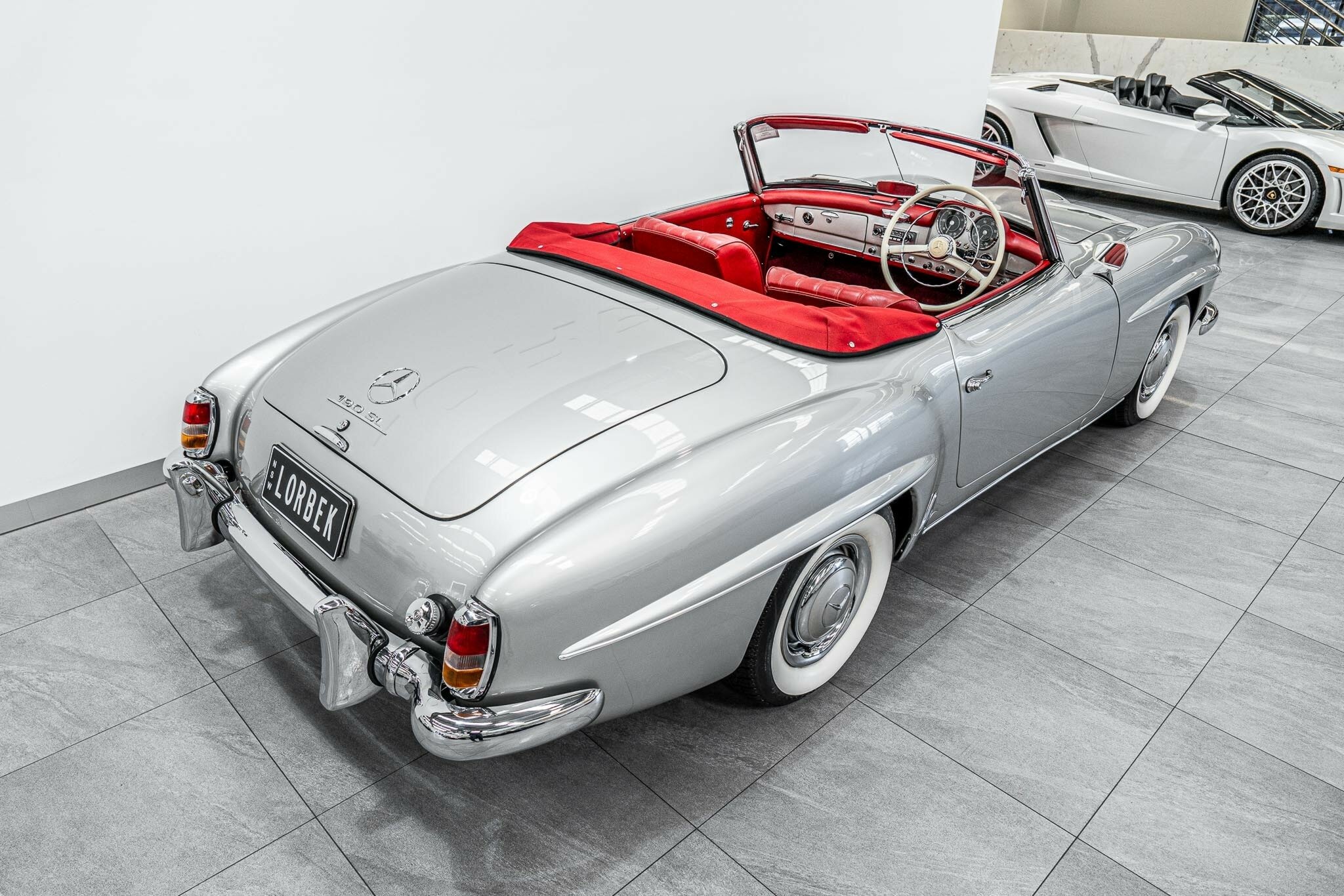1962 MERCEDES-BENZ 190 121 SL 4 SP MANUAL 2D ROADSTER