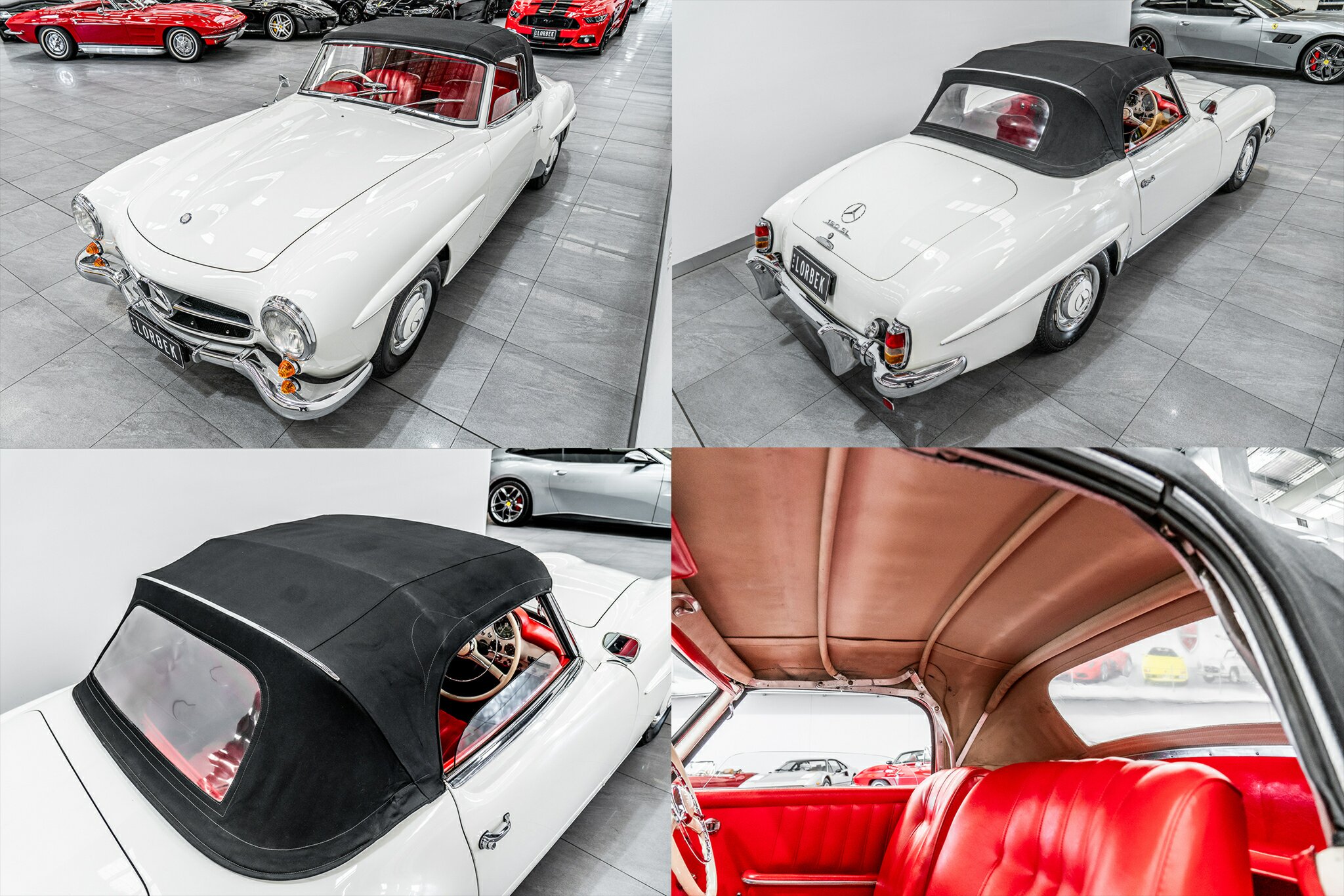 1962 MERCEDES-BENZ 190 121 SL 4 SP MANUAL 2D ROADSTER