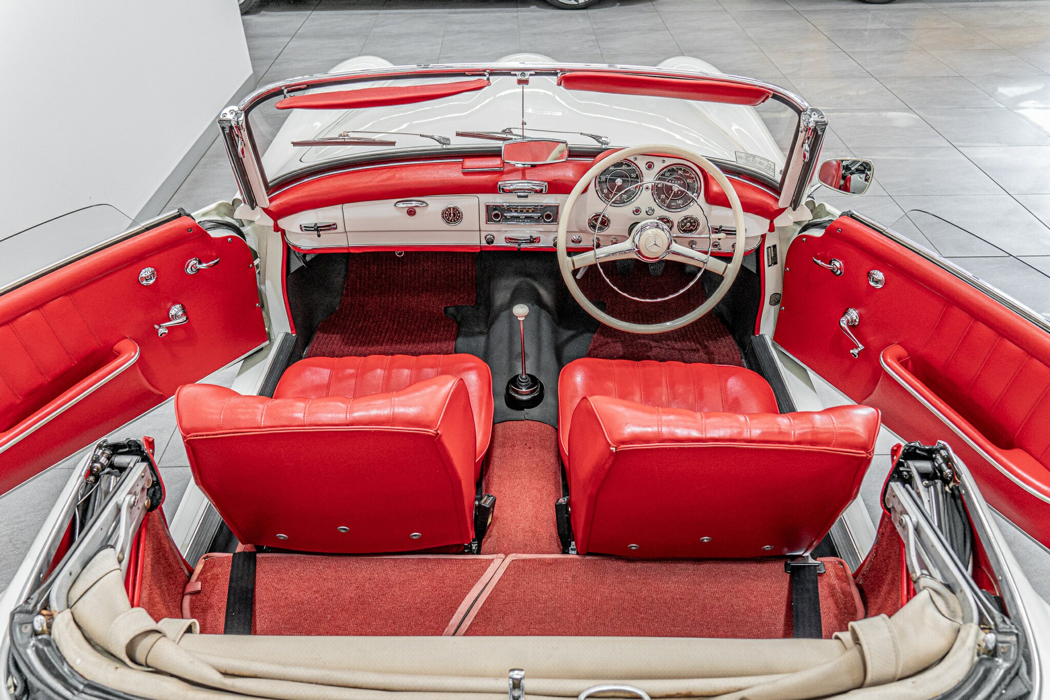 1962 MERCEDES-BENZ 190 121 SL 4 SP MANUAL 2D ROADSTER