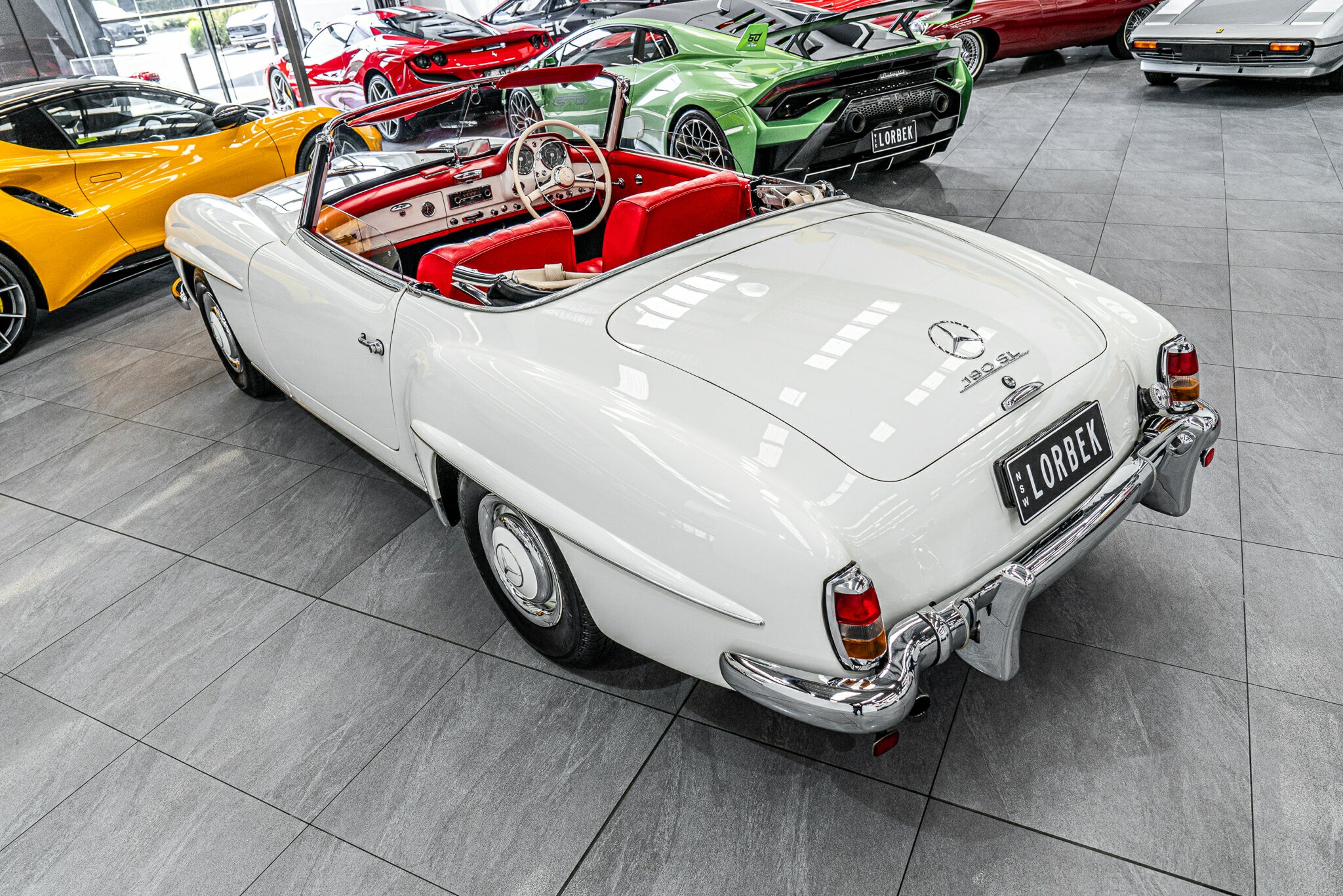 1962 MERCEDES-BENZ 190 121 SL 4 SP MANUAL 2D ROADSTER