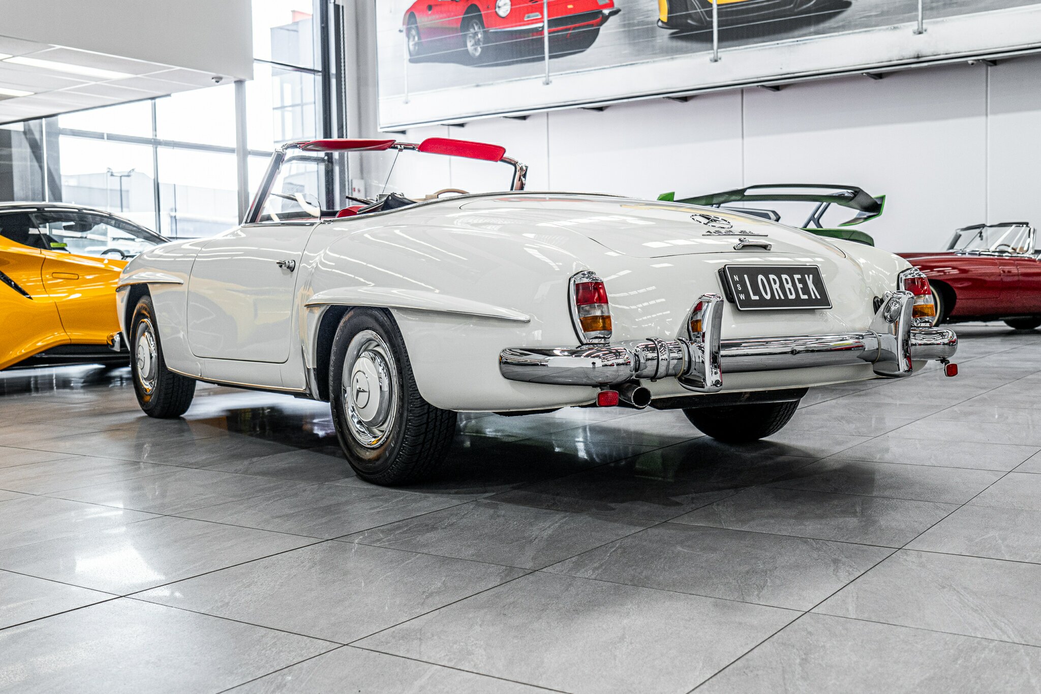 1962 MERCEDES-BENZ 190 121 SL 4 SP MANUAL 2D ROADSTER