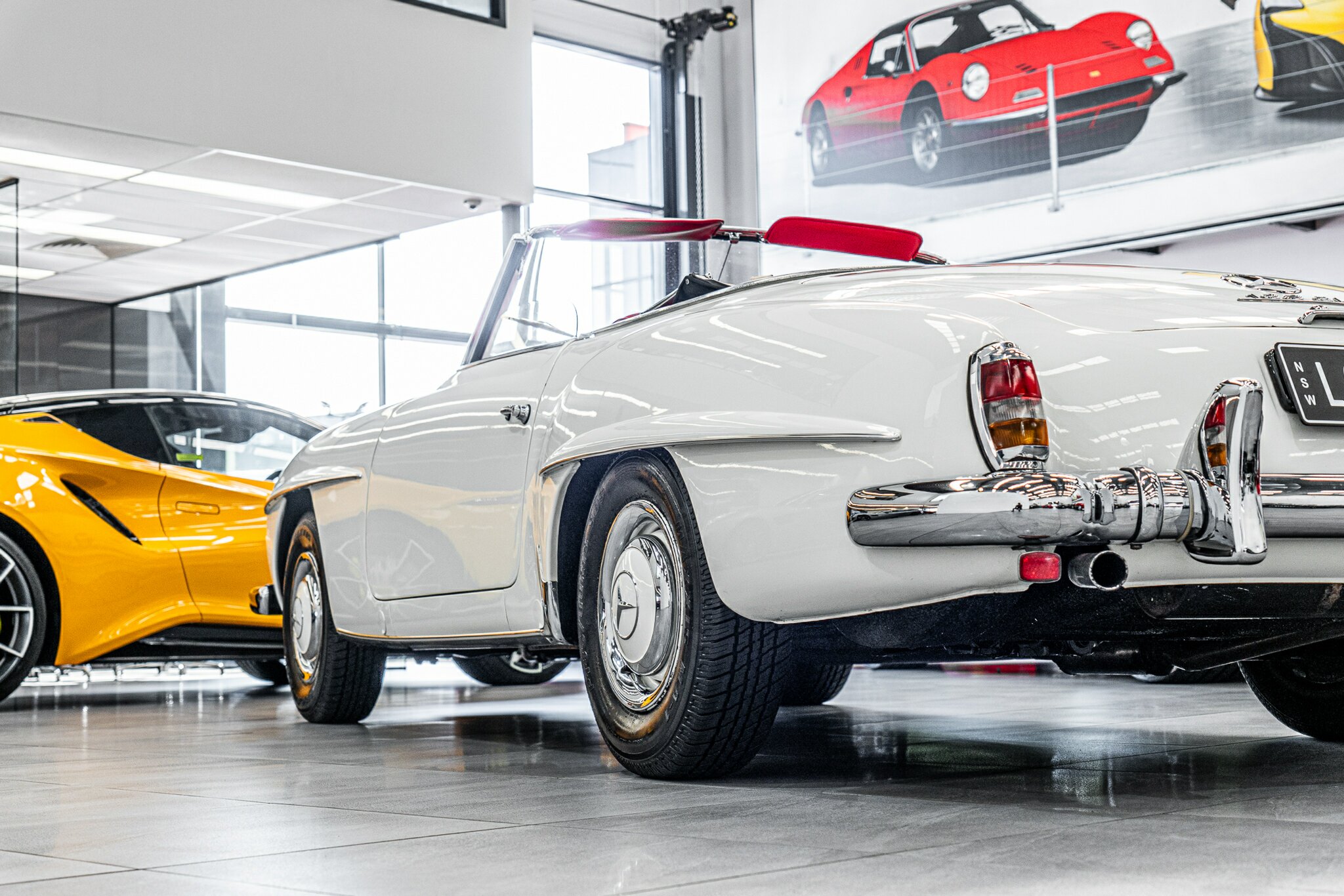 1962 MERCEDES-BENZ 190 121 SL 4 SP MANUAL 2D ROADSTER