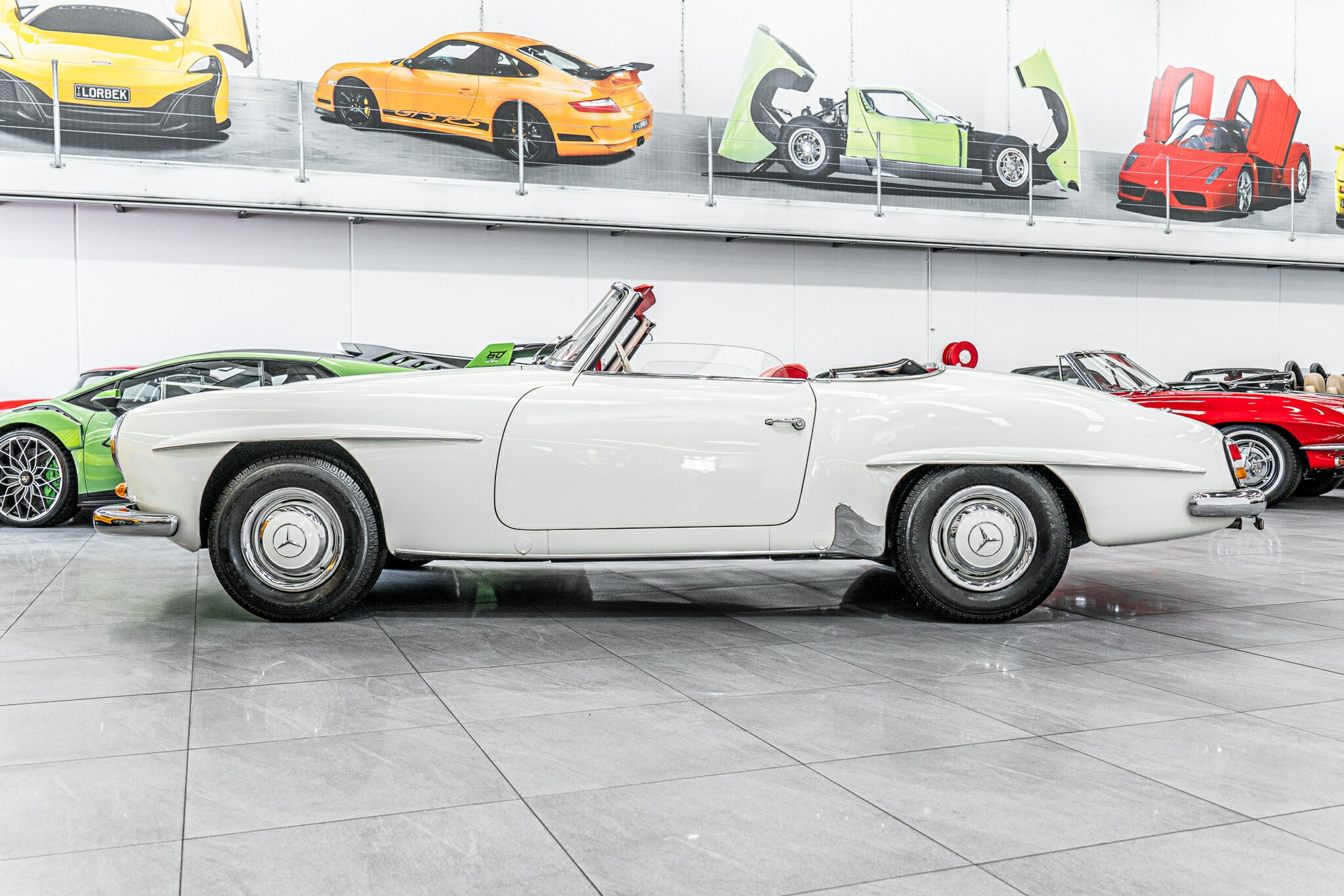 1962 MERCEDES-BENZ 190 121 SL 4 SP MANUAL 2D ROADSTER