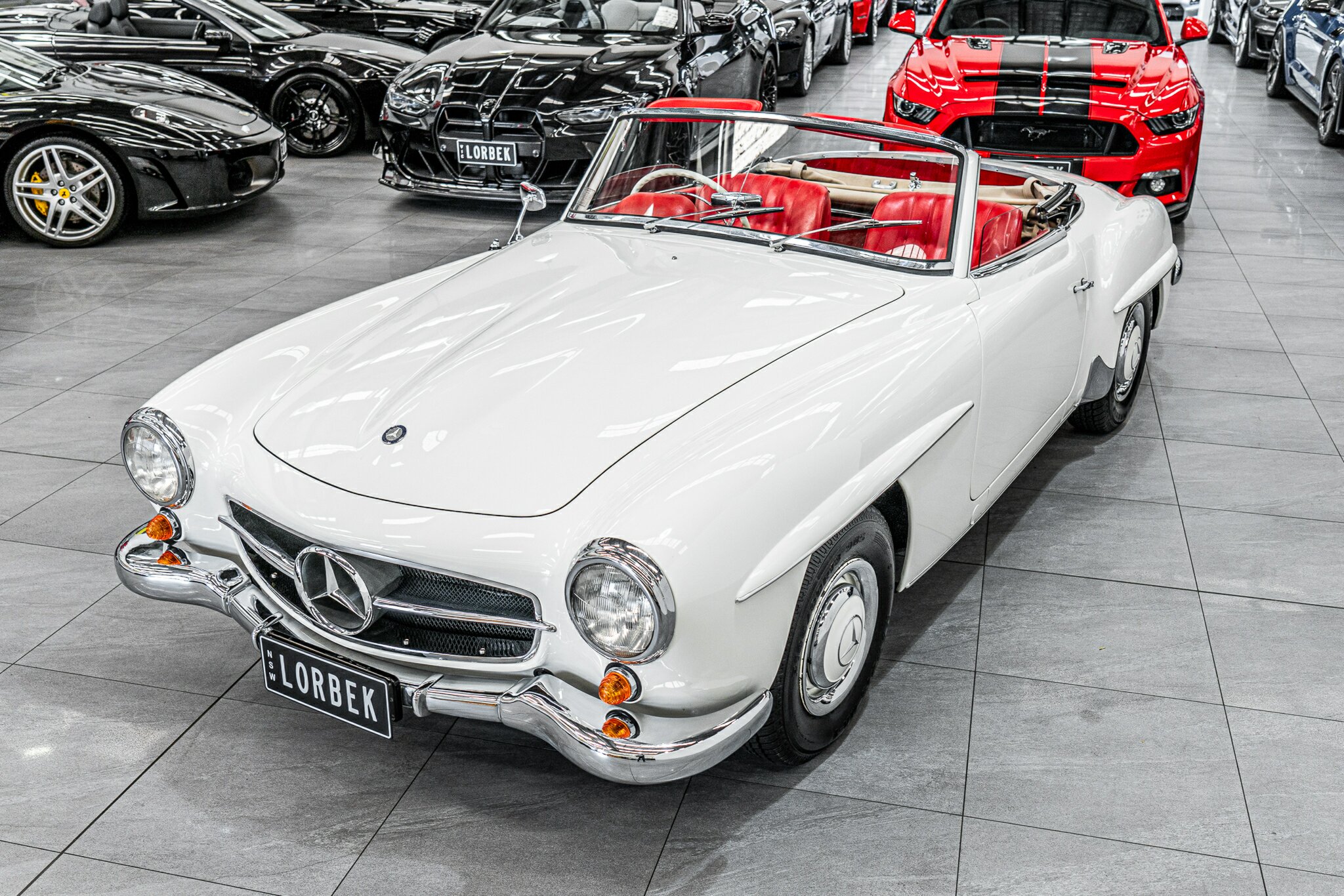 1962 MERCEDES-BENZ 190 121 SL 4 SP MANUAL 2D ROADSTER
