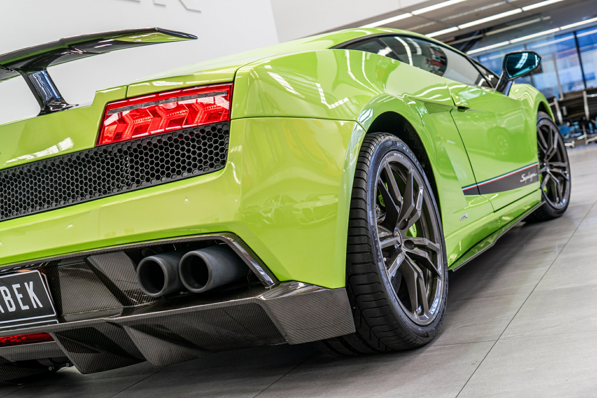 2010 LAMBORGHINI GALLARDO SUPERLEGGERA 6 SP SEQUENTIAL MANUAL SEDAN