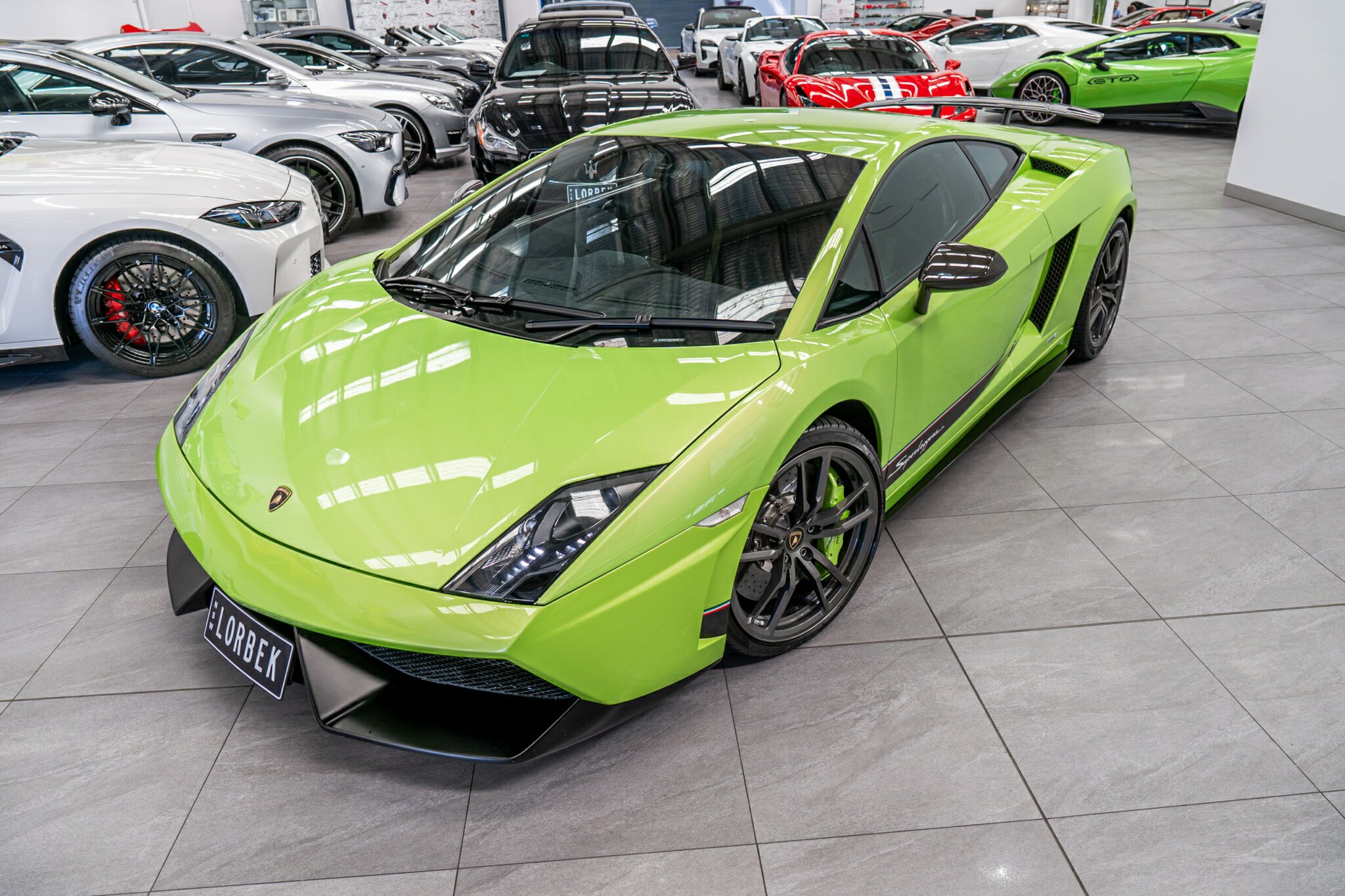 2010 LAMBORGHINI GALLARDO SUPERLEGGERA 6 SP SEQUENTIAL MANUAL SEDAN