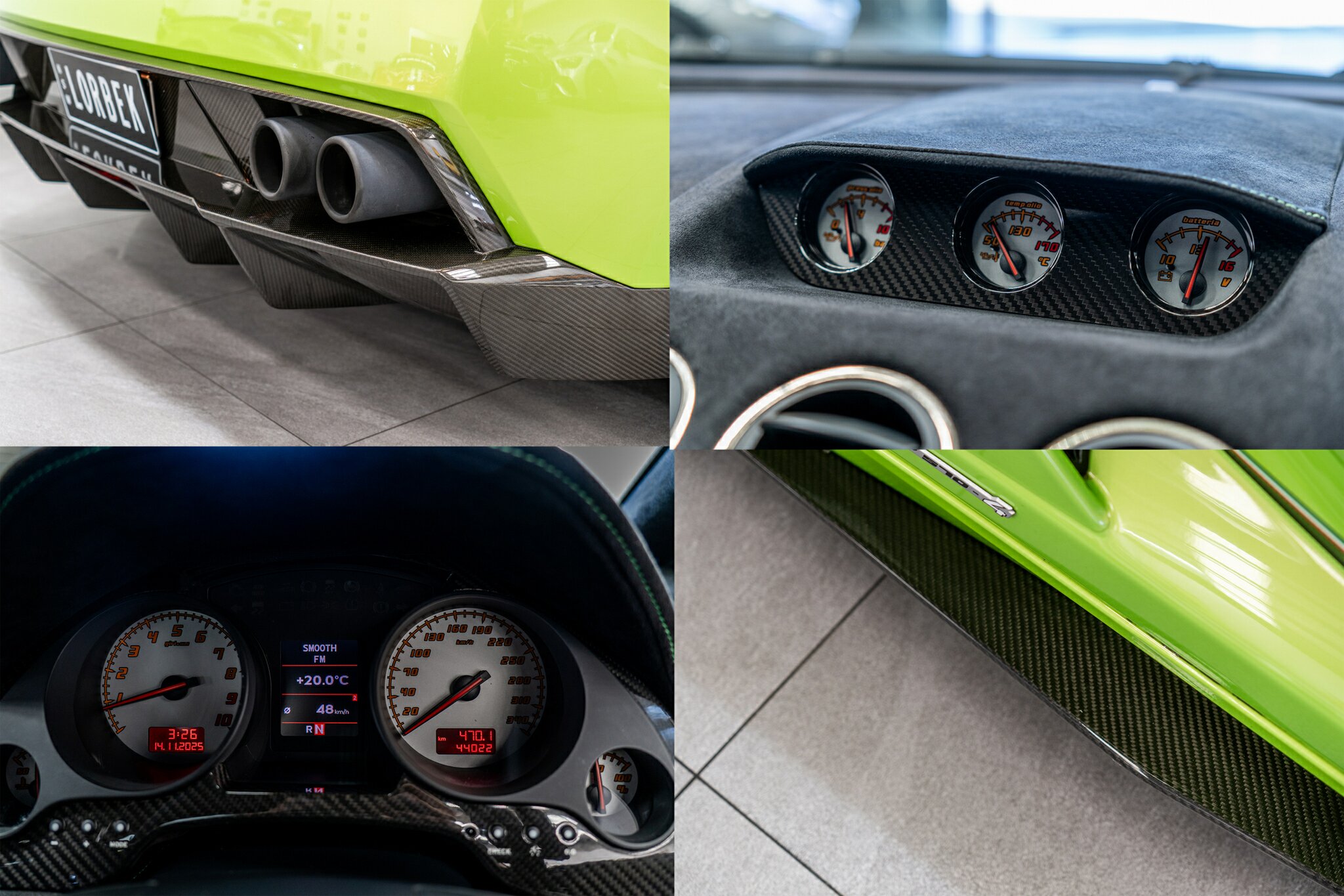 2010 LAMBORGHINI GALLARDO SUPERLEGGERA 6 SP SEQUENTIAL MANUAL SEDAN