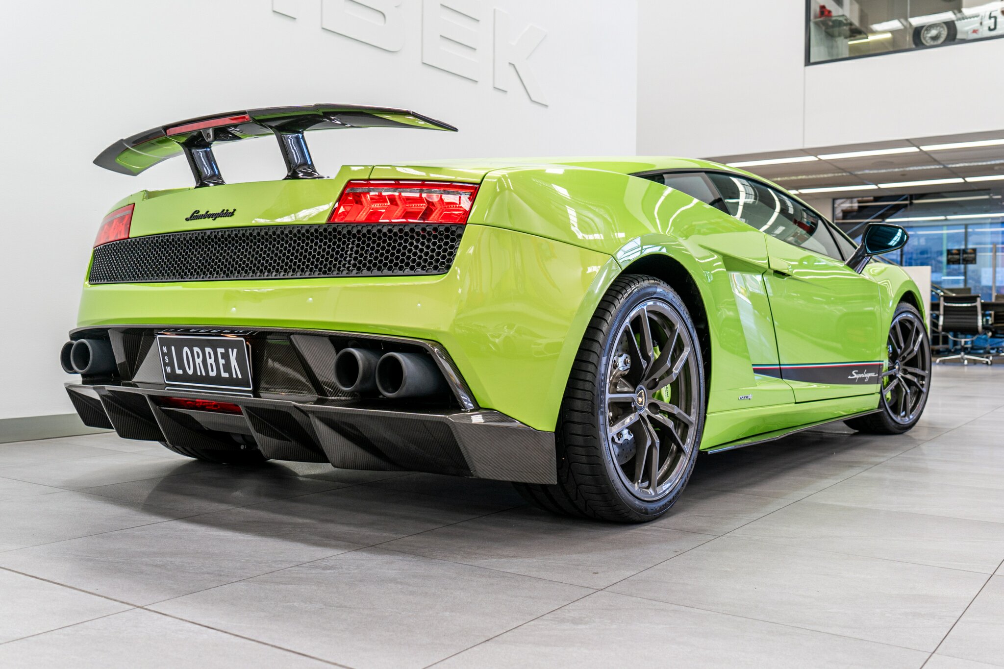 2010 LAMBORGHINI GALLARDO SUPERLEGGERA 6 SP SEQUENTIAL MANUAL SEDAN