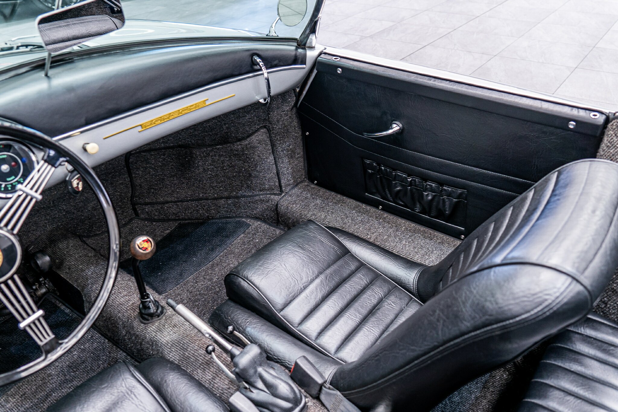 1956 PORSCHE 356 2D CABRIOLET
