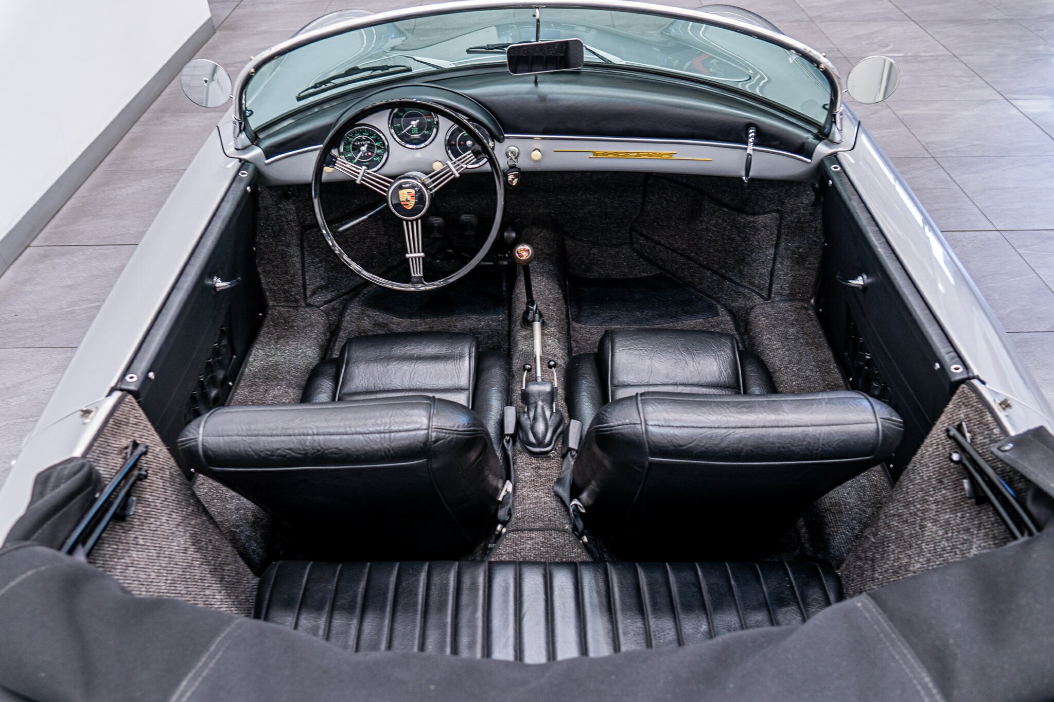 1956 PORSCHE 356 2D CABRIOLET