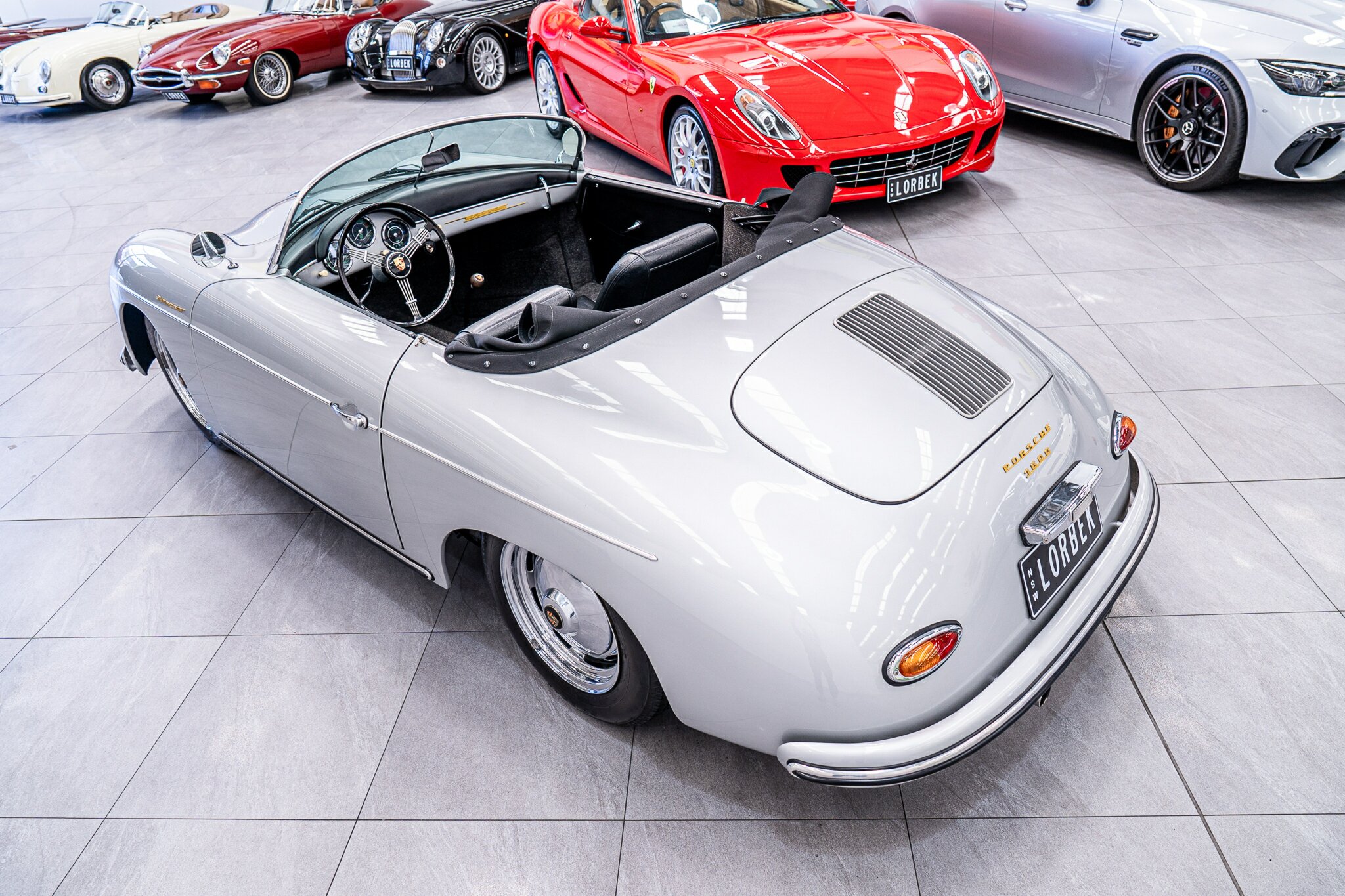 1956 PORSCHE 356 2D CABRIOLET