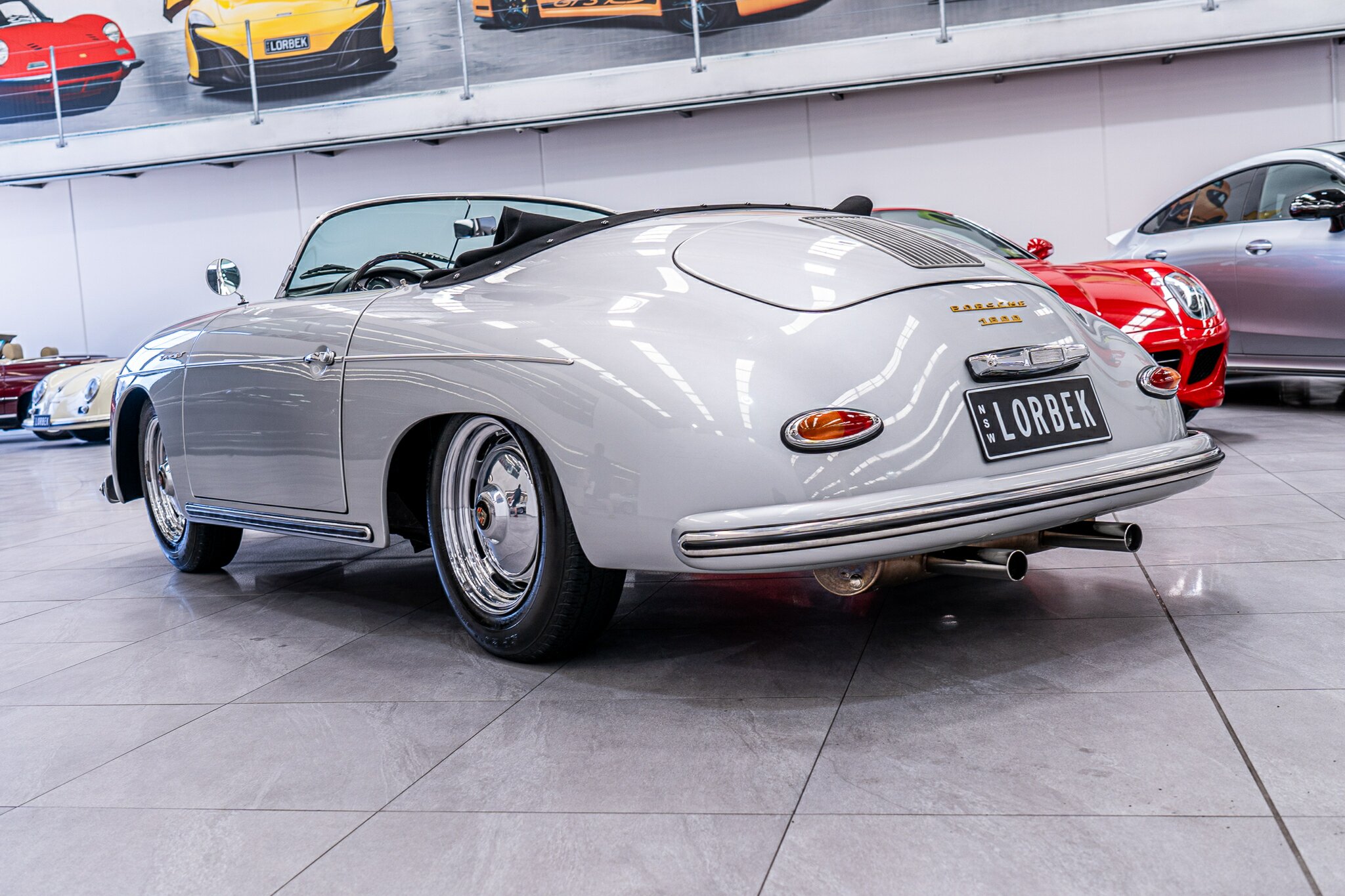 1956 PORSCHE 356 2D CABRIOLET