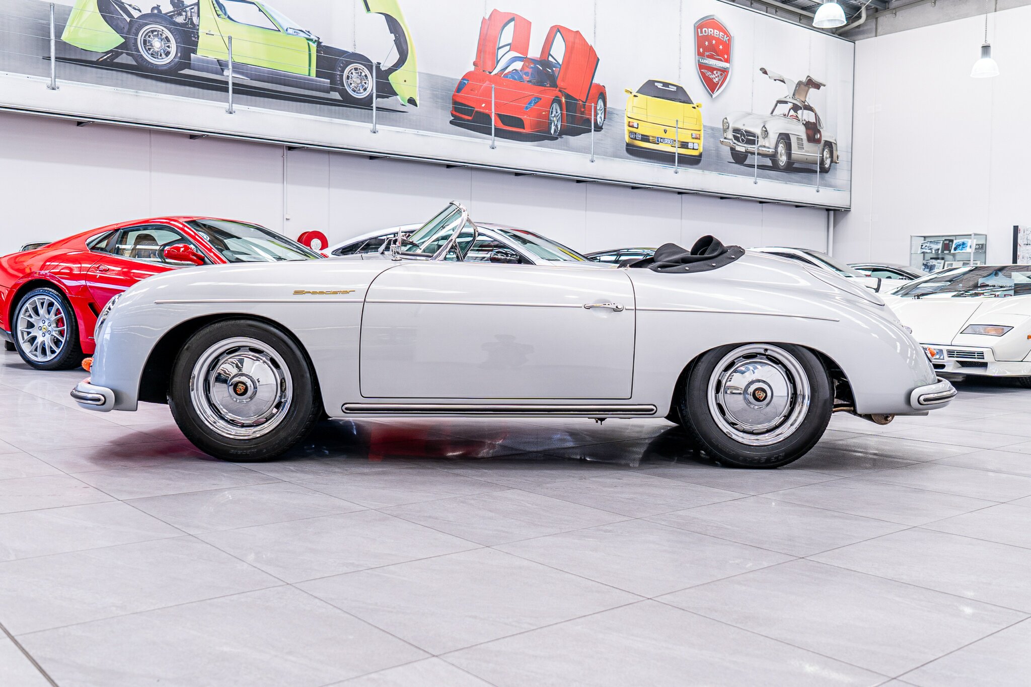 1956 PORSCHE 356 2D CABRIOLET