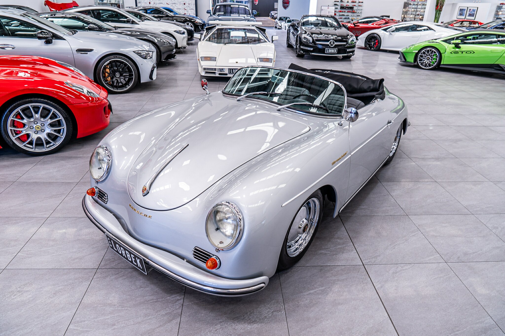 1956 PORSCHE 356 2D CABRIOLET