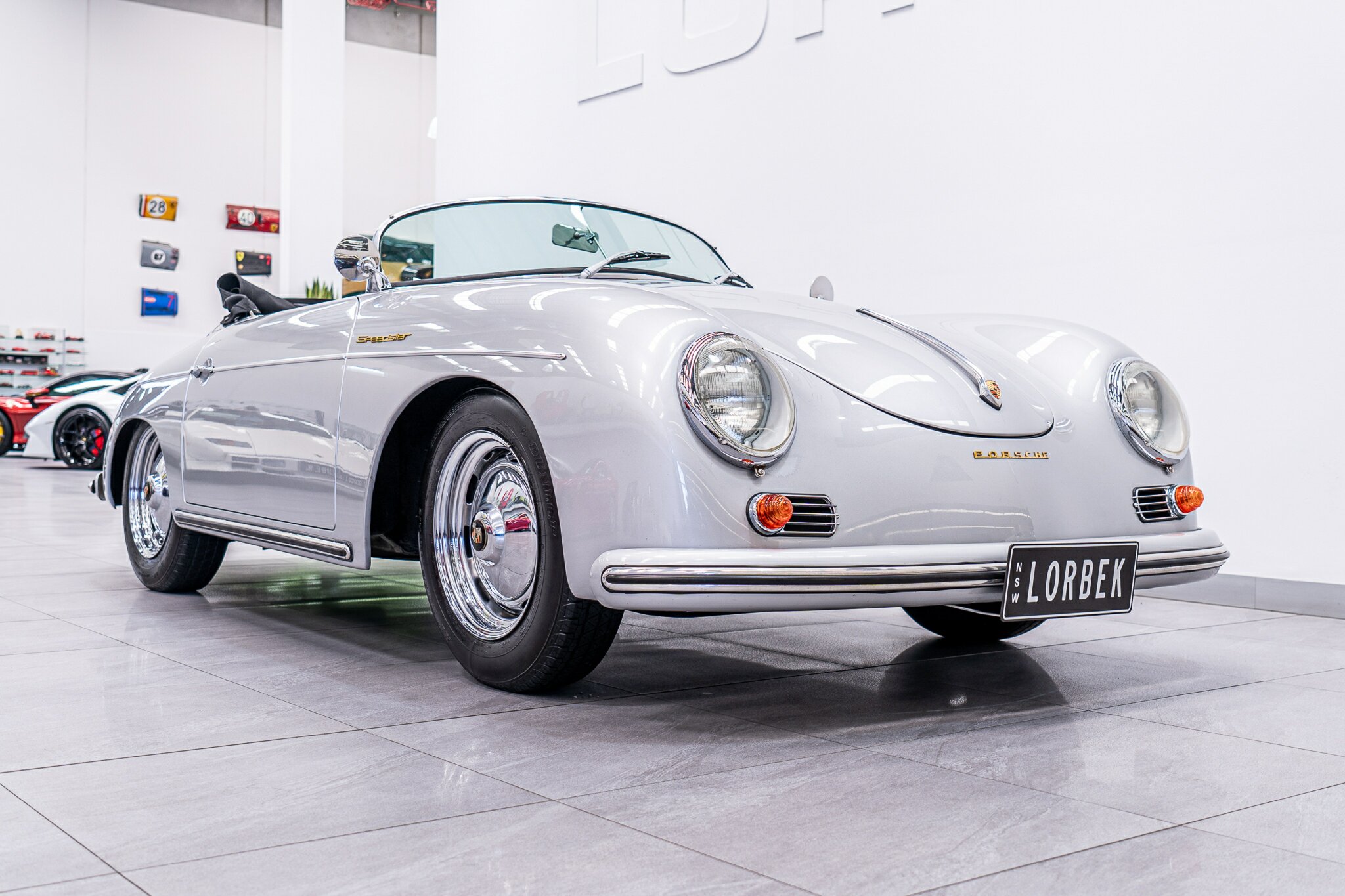 1956 PORSCHE 356 2D CABRIOLET