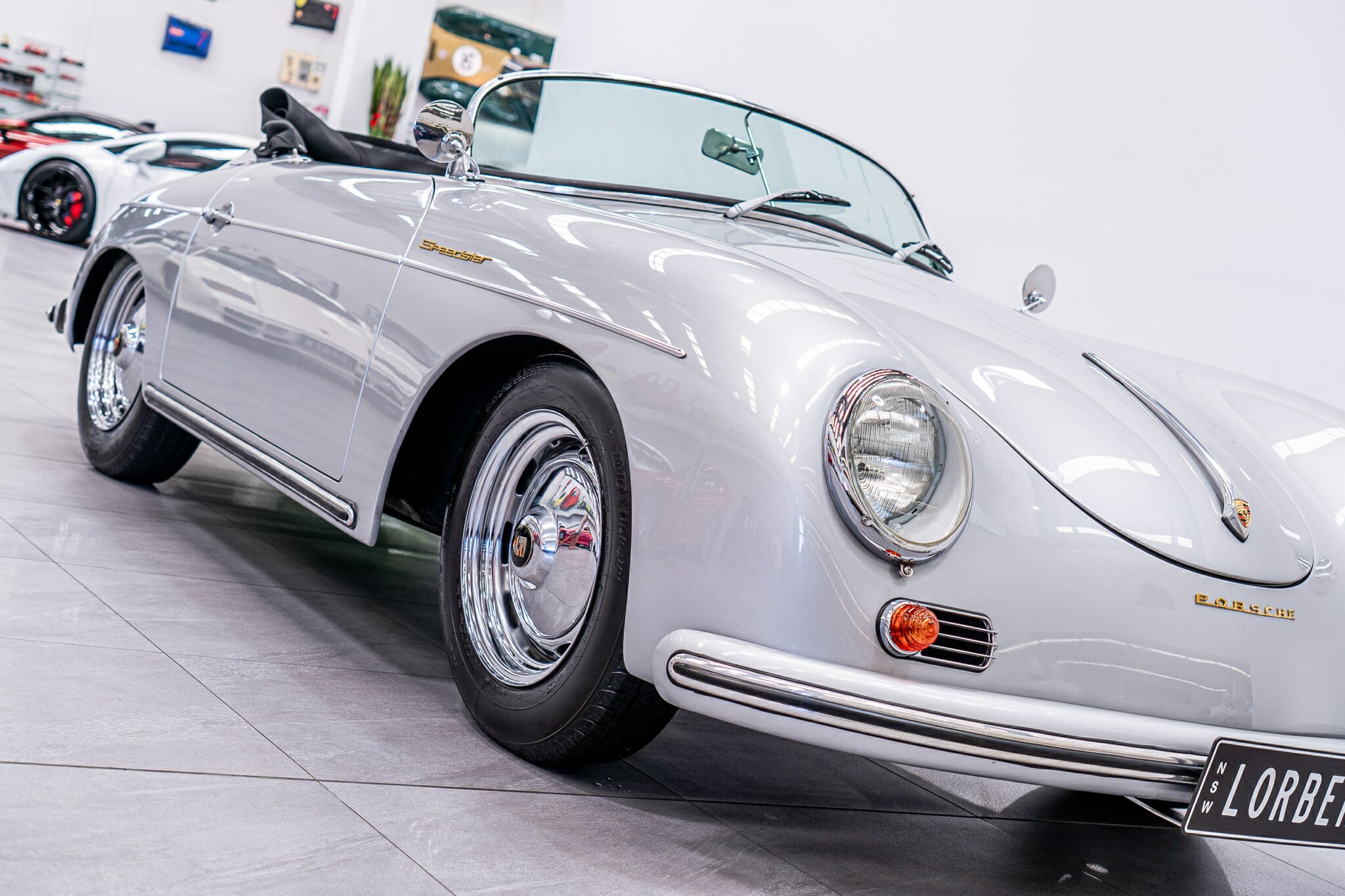 1956 PORSCHE 356 2D CABRIOLET