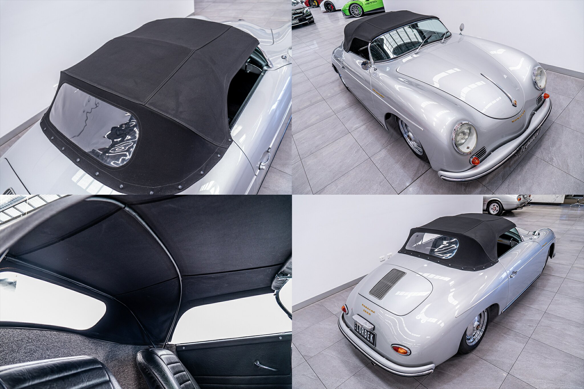 1956 PORSCHE 356 2D CABRIOLET
