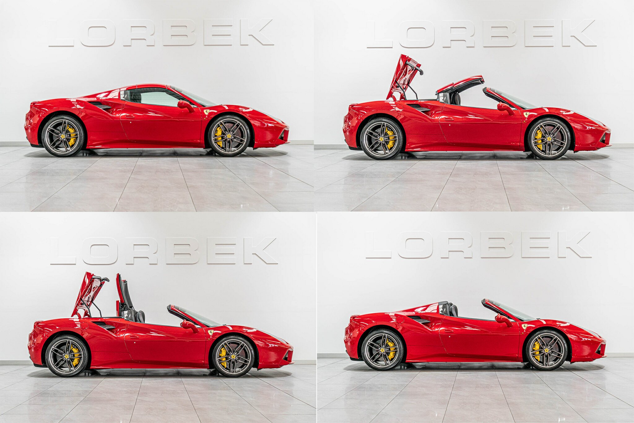2016 FERRARI 488 SPIDER 7 SP AUTO MAN DUAL CLUTCH 2D CONVERTIBLE
