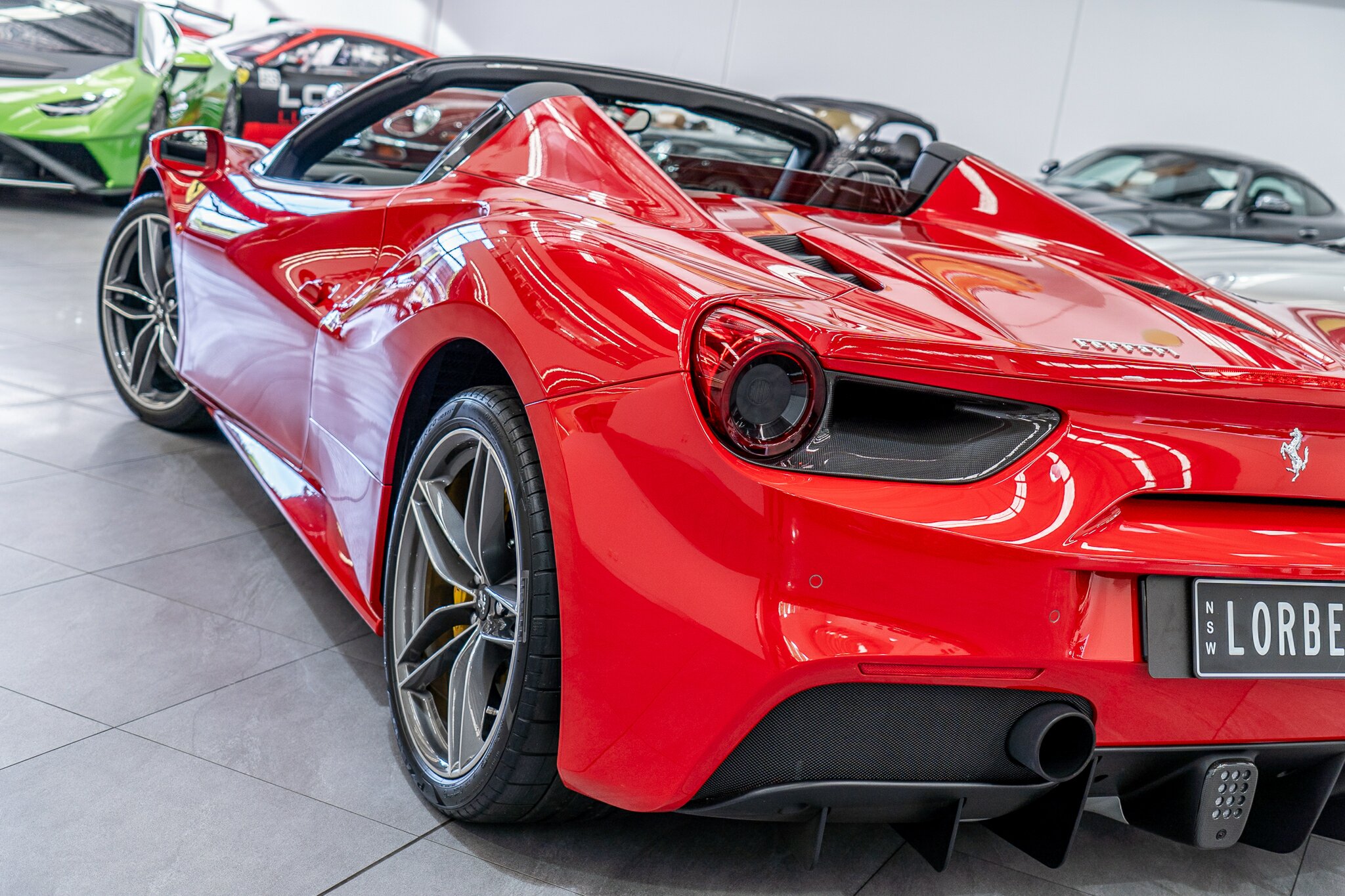 2016 FERRARI 488 SPIDER 7 SP AUTO MAN DUAL CLUTCH 2D CONVERTIBLE