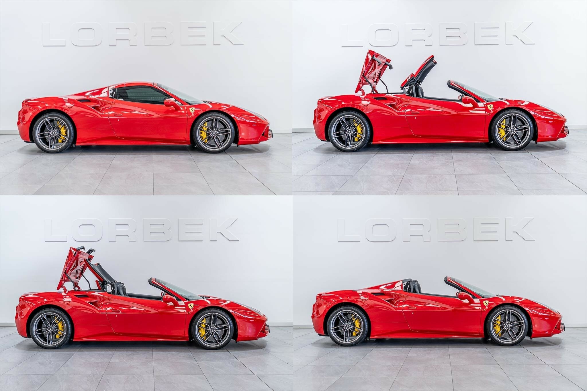 2016 FERRARI 488 SPIDER 7 SP AUTO MAN DUAL CLUTCH 2D CONVERTIBLE