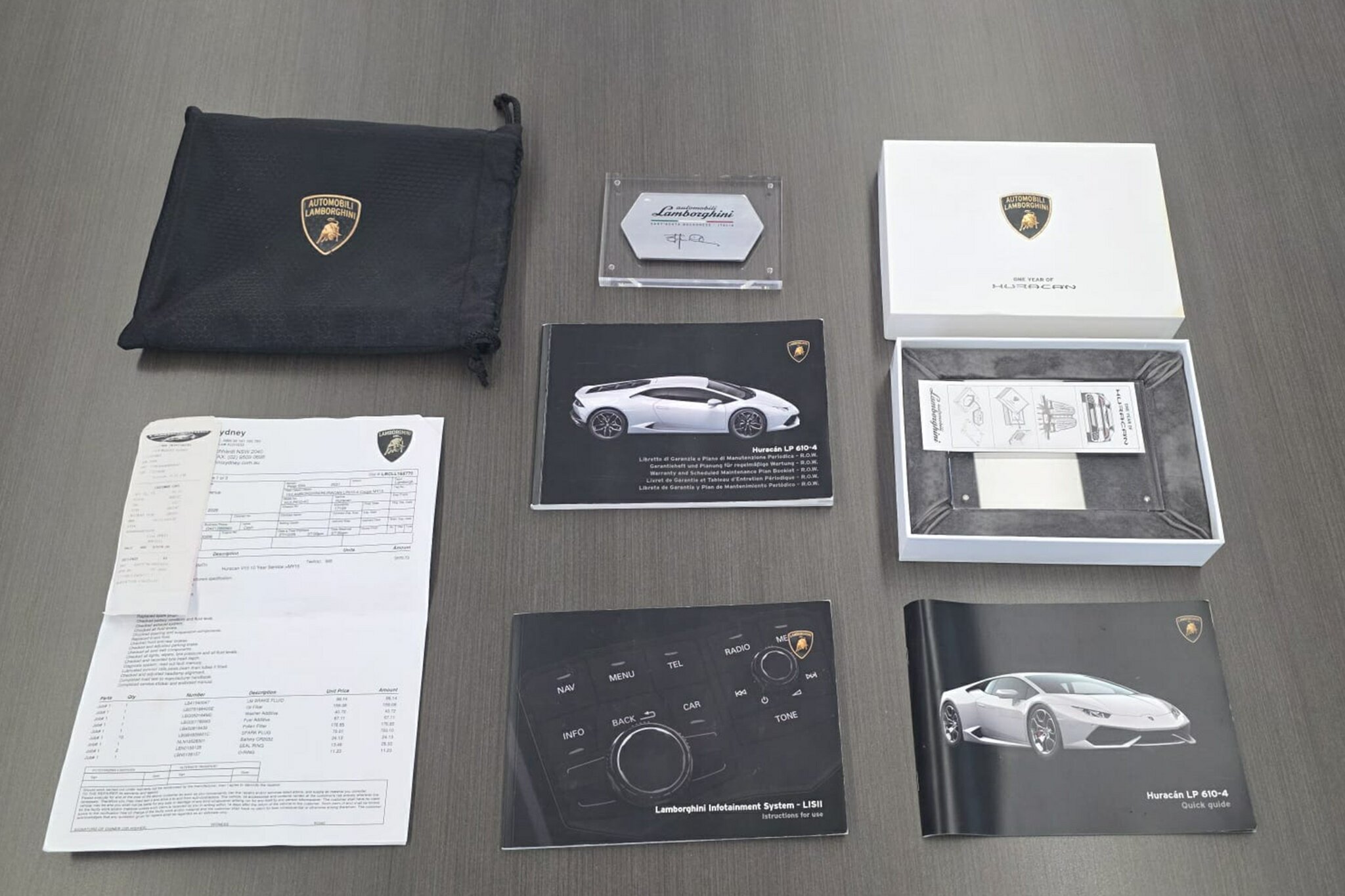 2014 LAMBORGHINI HURACAN 724 LP 610-4 (AWD) 7 SP AUTOMATIC SEDAN