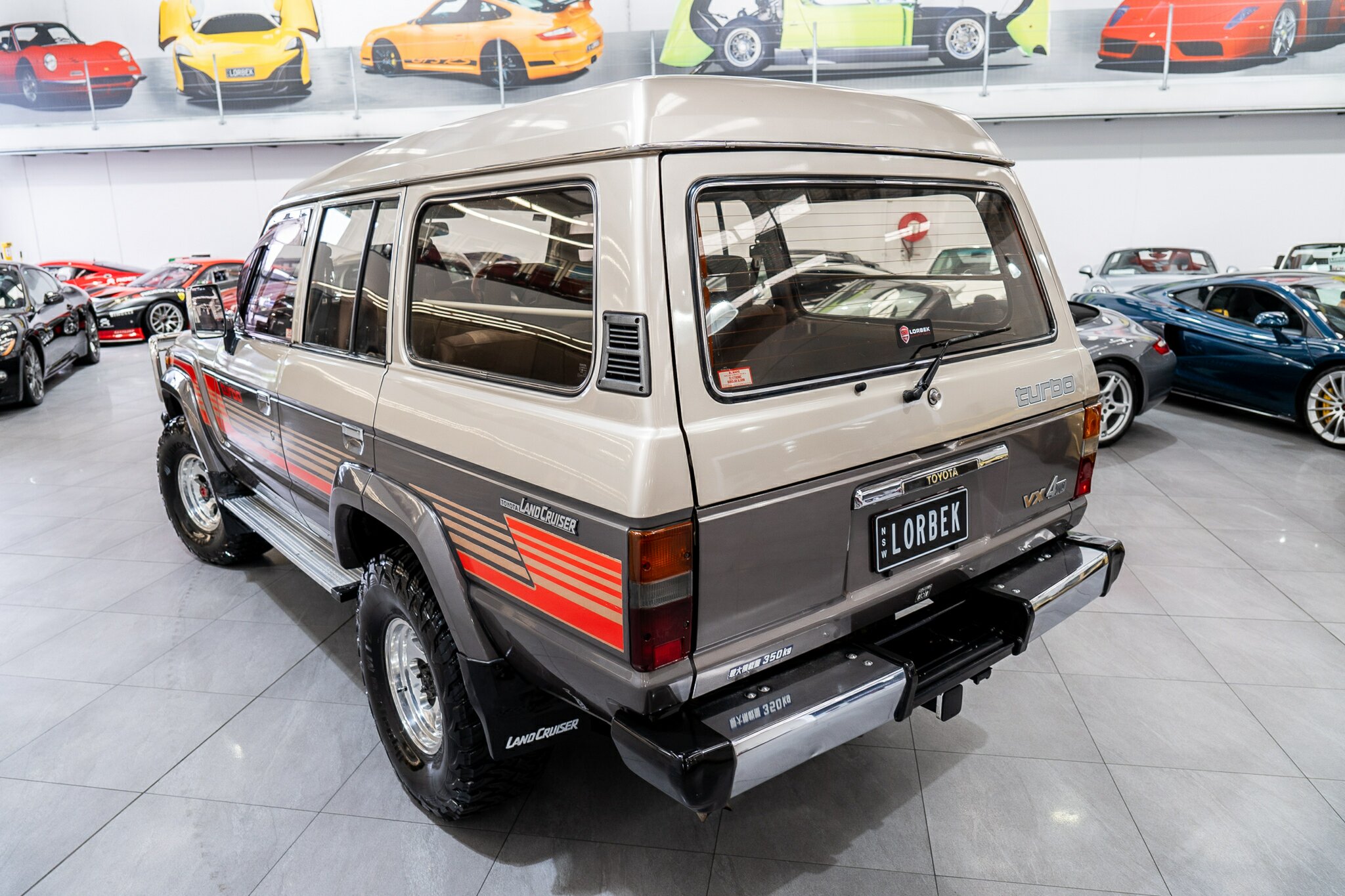 1988 TOYOTA LANDCRUISER VX TURBO (4X4) 4 SP AUTOMATIC 4D WAGON