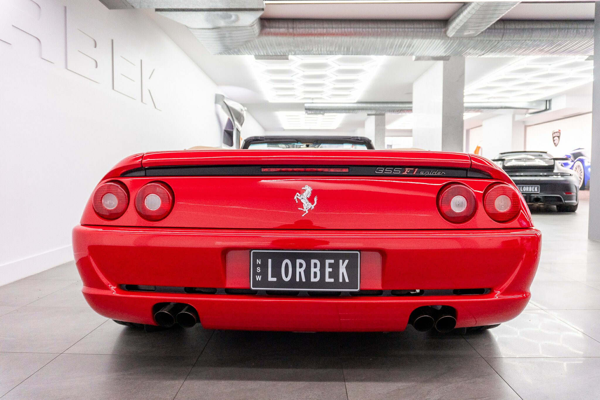 1998 FERRARI F355 SPIDER F1 6 SP MANUAL F1 SHIFT 2D CONVERTIBLE