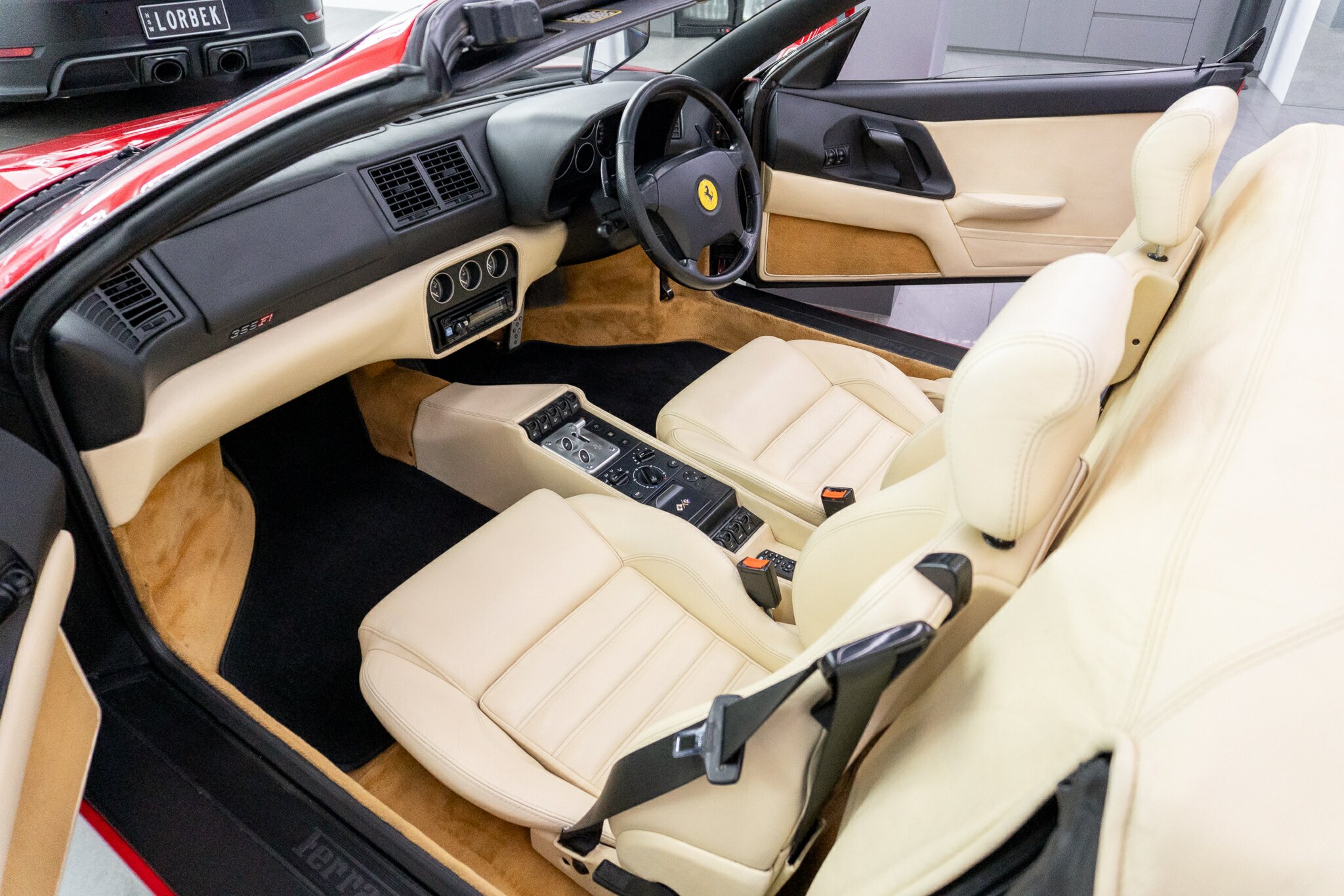 1998 FERRARI F355 SPIDER F1 6 SP MANUAL F1 SHIFT 2D CONVERTIBLE
