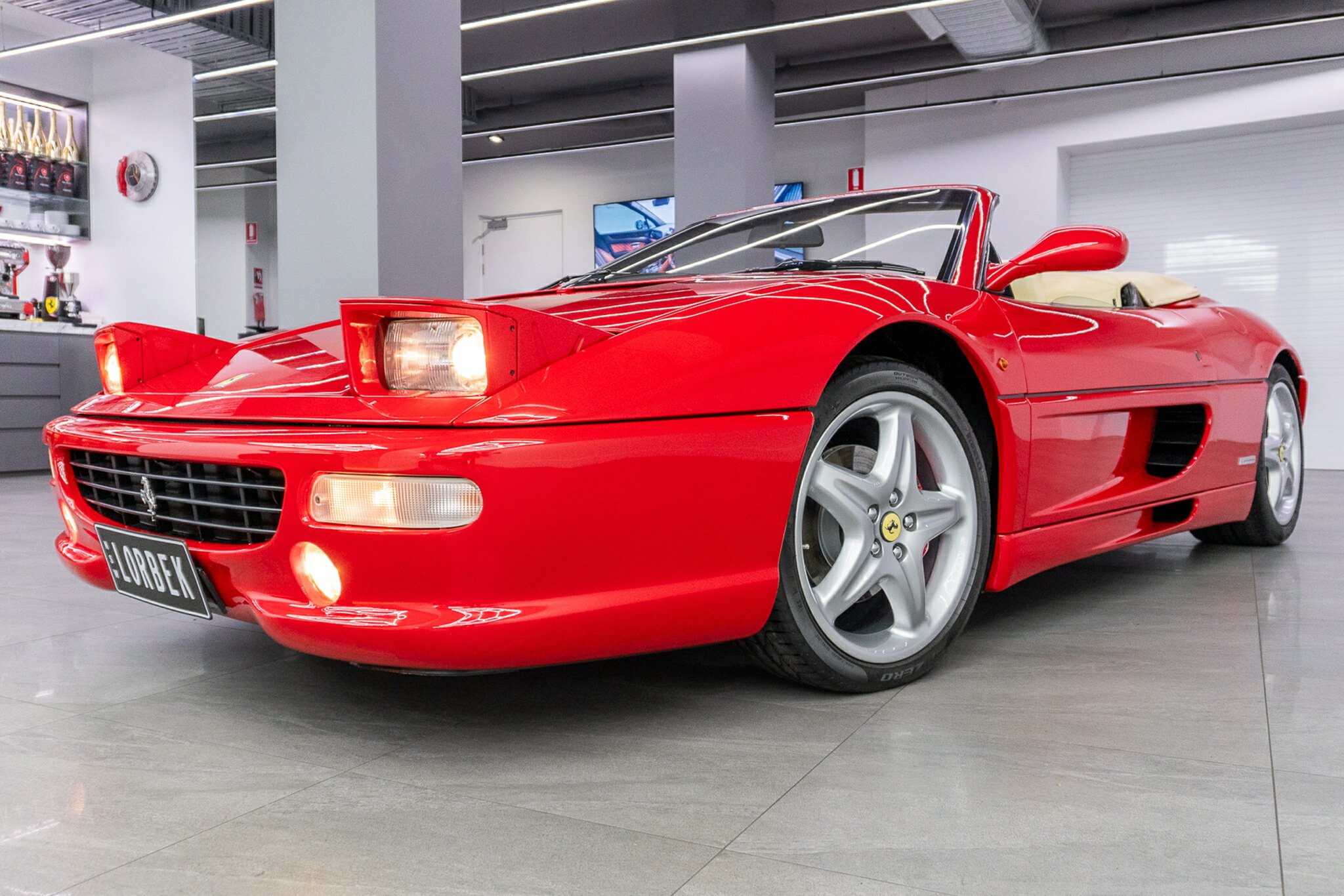 1998 FERRARI F355 SPIDER F1 6 SP MANUAL F1 SHIFT 2D CONVERTIBLE