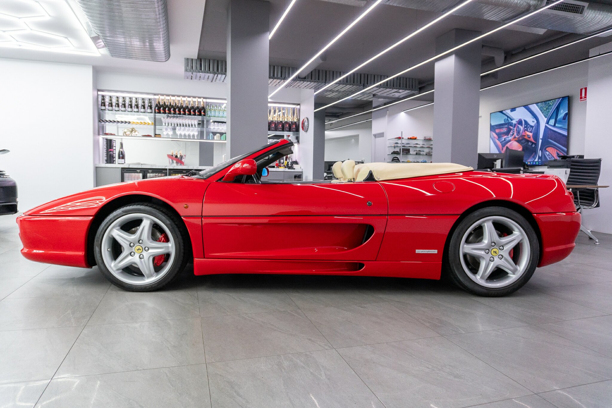 1998 FERRARI F355 SPIDER F1 6 SP MANUAL F1 SHIFT 2D CONVERTIBLE